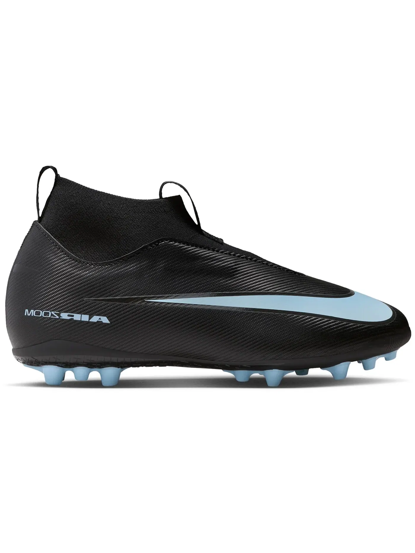 Детские бутсы Nike Mercurial Superfly 10 Academy AG — изображение 1 из 1, черный/синий