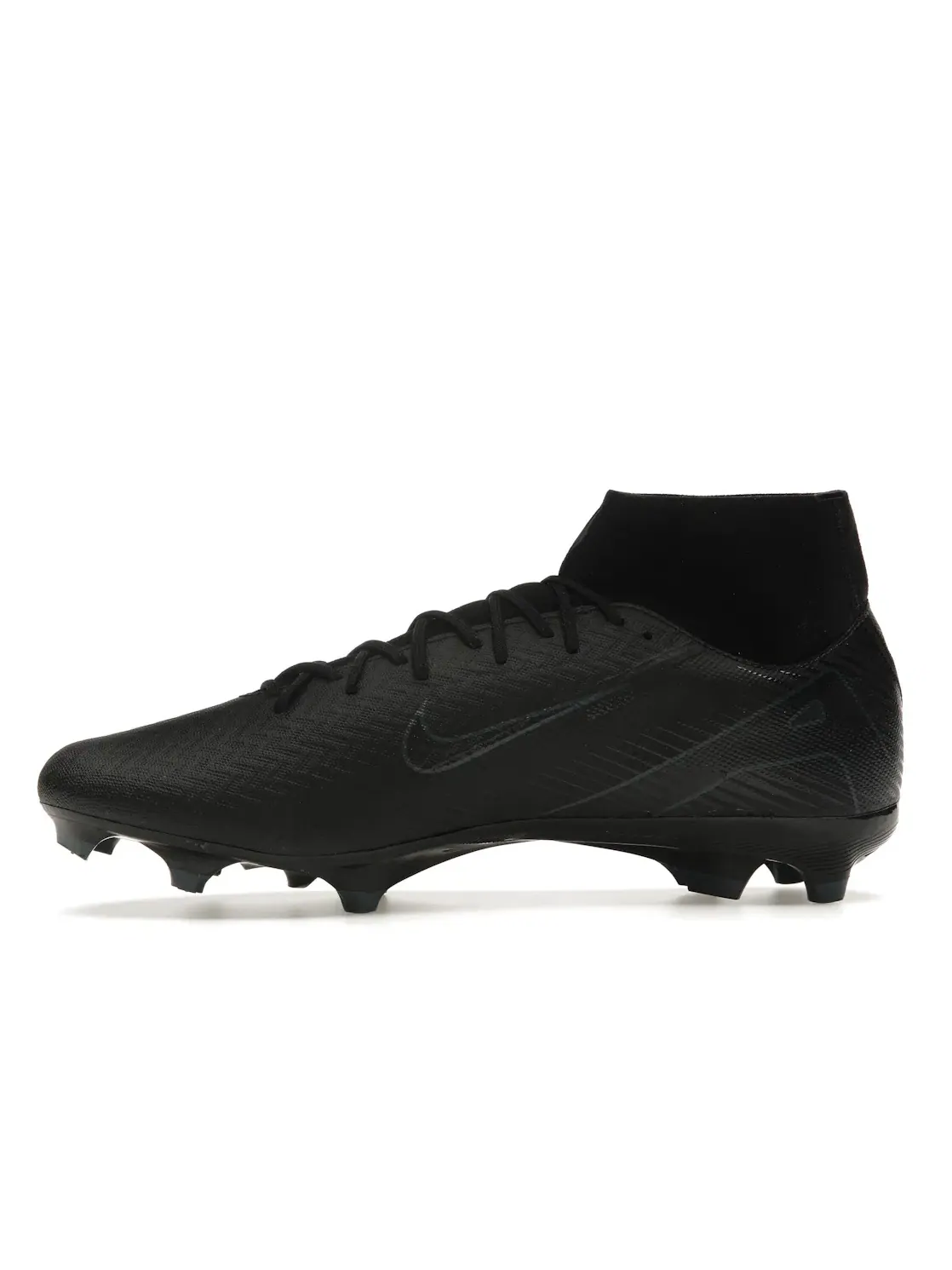 Мужские бутсы с высоким верхом Nike Mercurial Superfly 10 Academy MG — изображение 3 из 4, черный/глубокий/черный