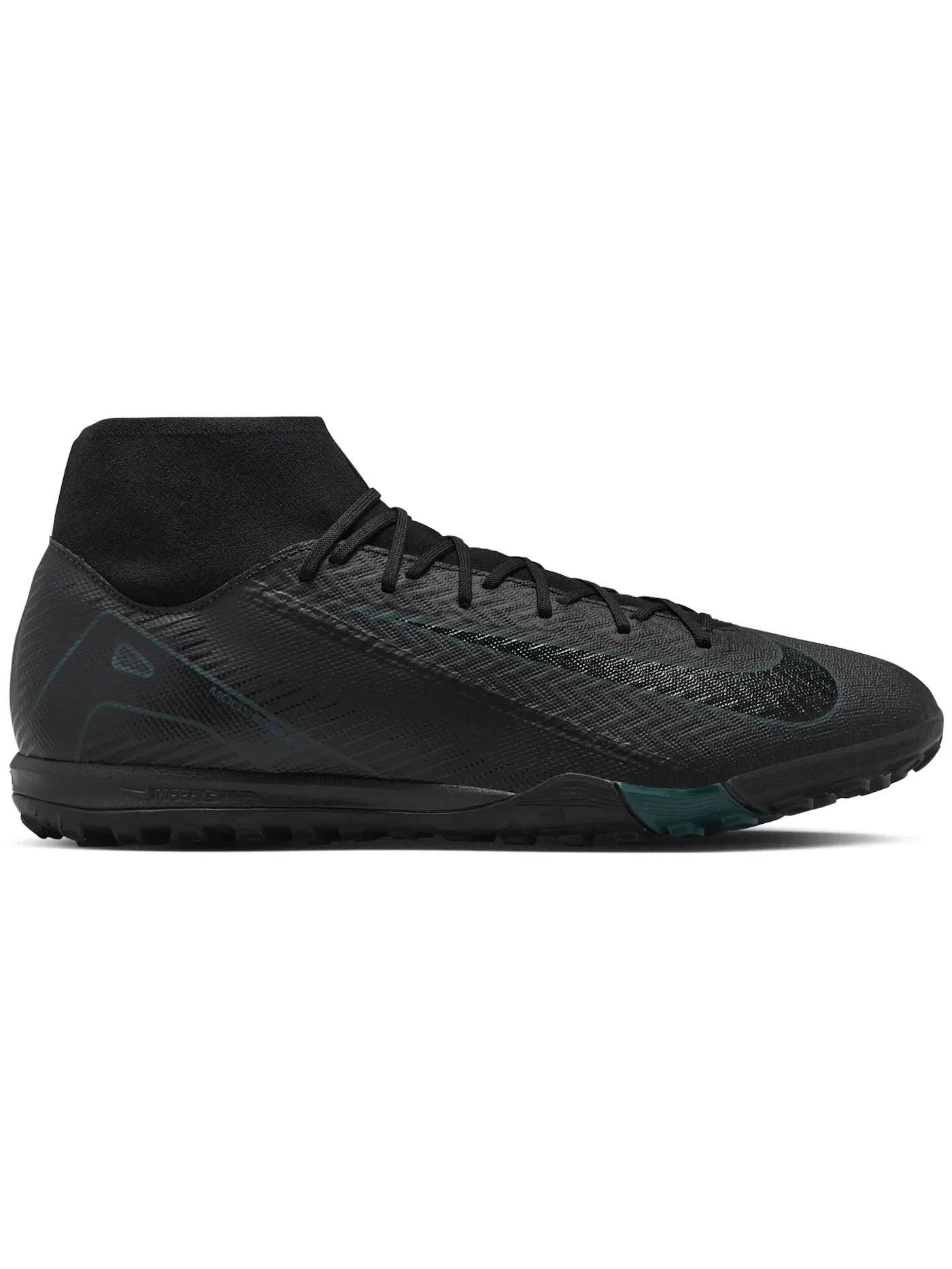 Мужские бутсы Nike Mercurial Superfly 10 Academy TF — изображение 1 из 1, черный/глубокий/черный