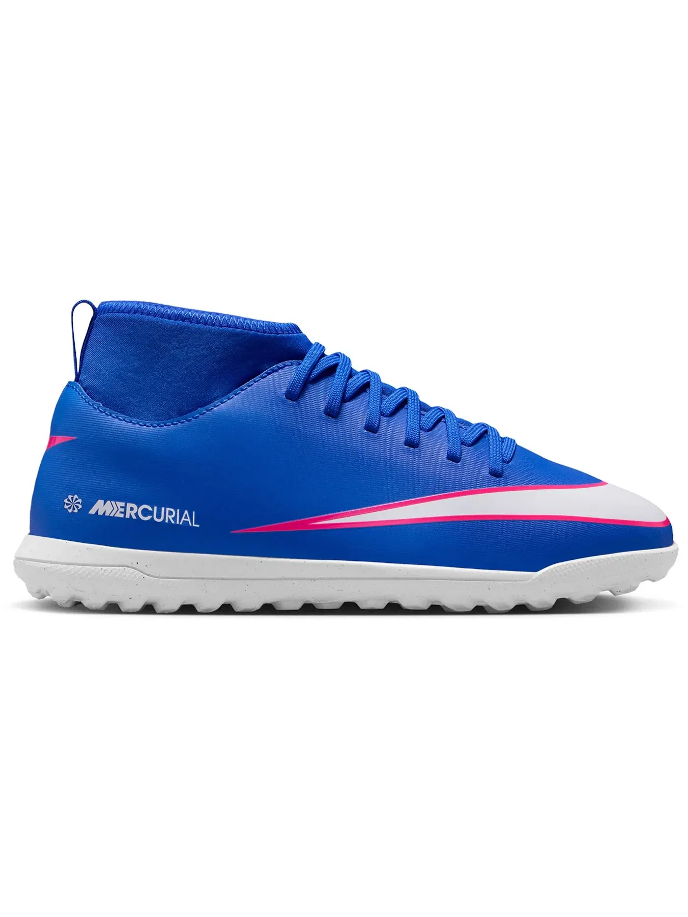Детские бутсы Nike Mercurial Superfly 10 Club TF — изображение 1 из 1, синий/белый