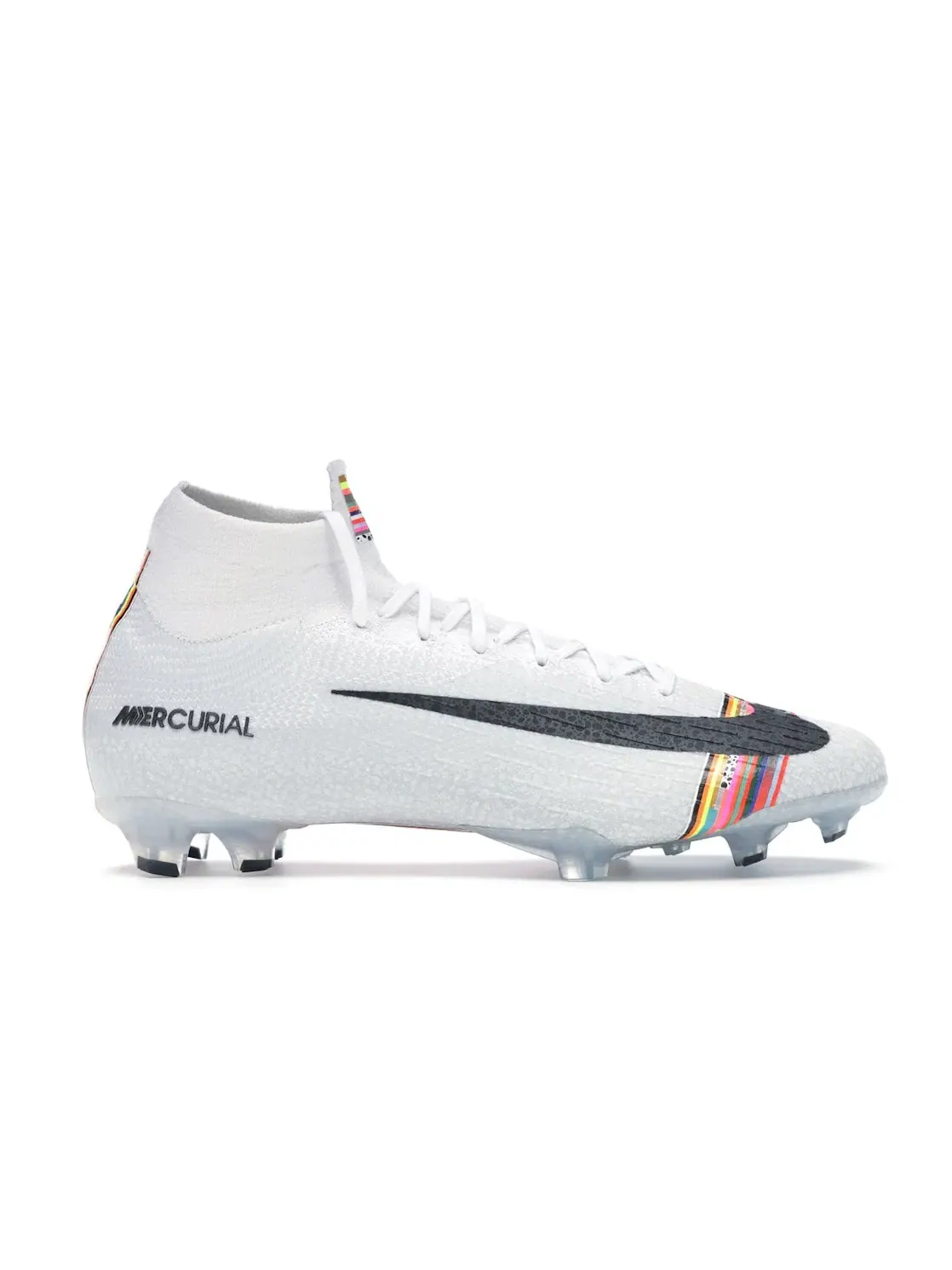 Мужские бутсы с высоким воротом Nike Mercurial Superfly 360 Elite FG Lvl Up Pure Platinum — изображение 1 из 4
