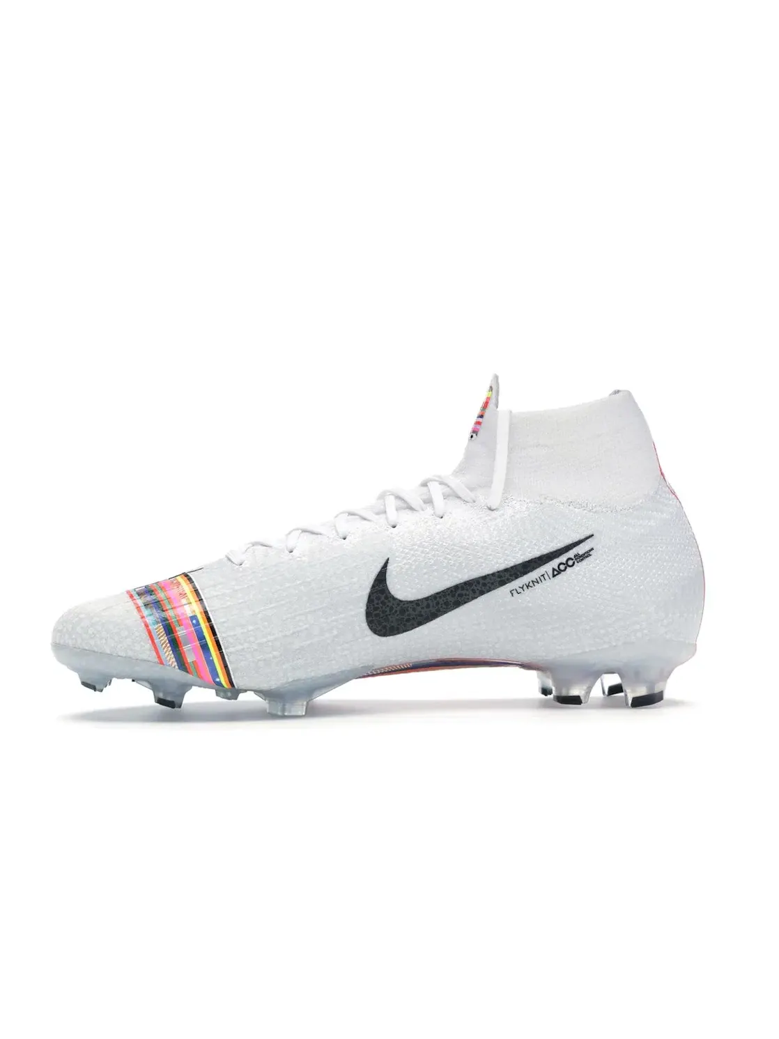 Мужские бутсы с высоким воротом Nike Mercurial Superfly 360 Elite FG Lvl Up Pure Platinum — изображение 3 из 4