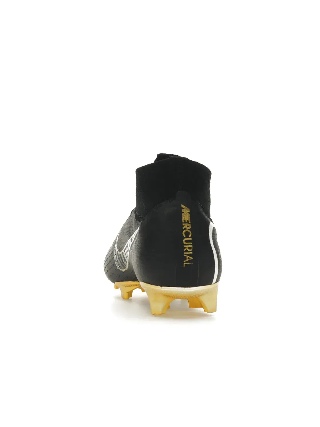Мужские бутсы футбольные с шипами Nike Mercurial Superfly 6 Elite CR7 FG — изображение 4 из 4, черный/золотистый