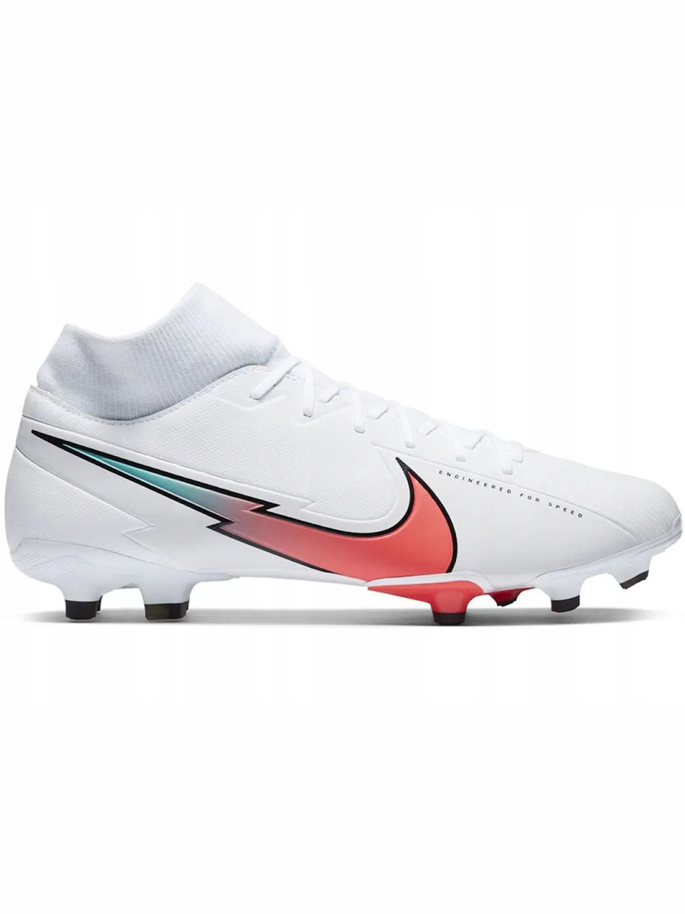 Мужские бутсы с высоким воротником Nike Mercurial Superfly 7 Academy MG — изображение 1 из 1, белый