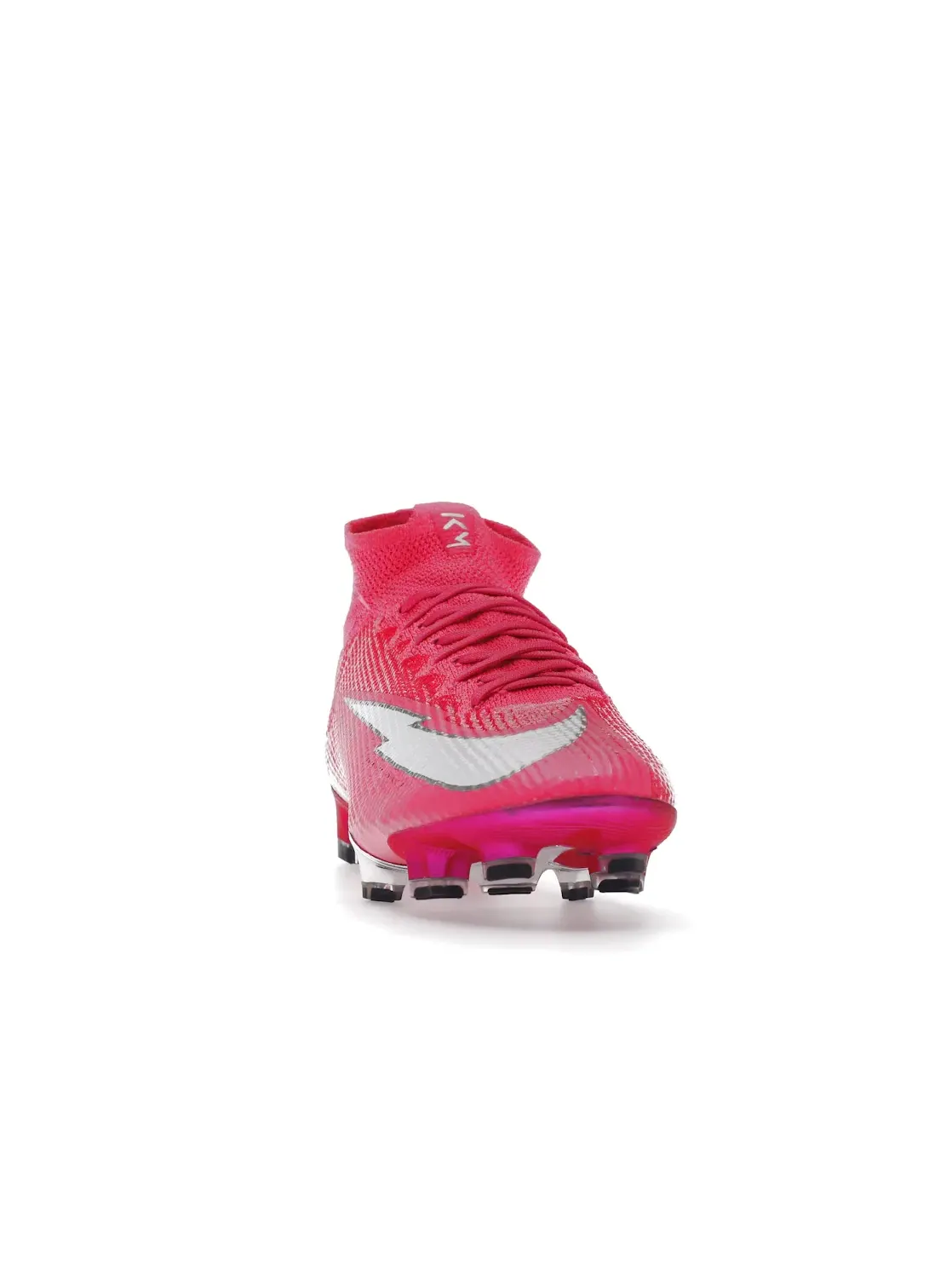 Мужские бутсы футбольные Kylian Mbappe Nike Mercurial Superfly 7 Elite — изображение 2 из 4, розовый/черный/белый