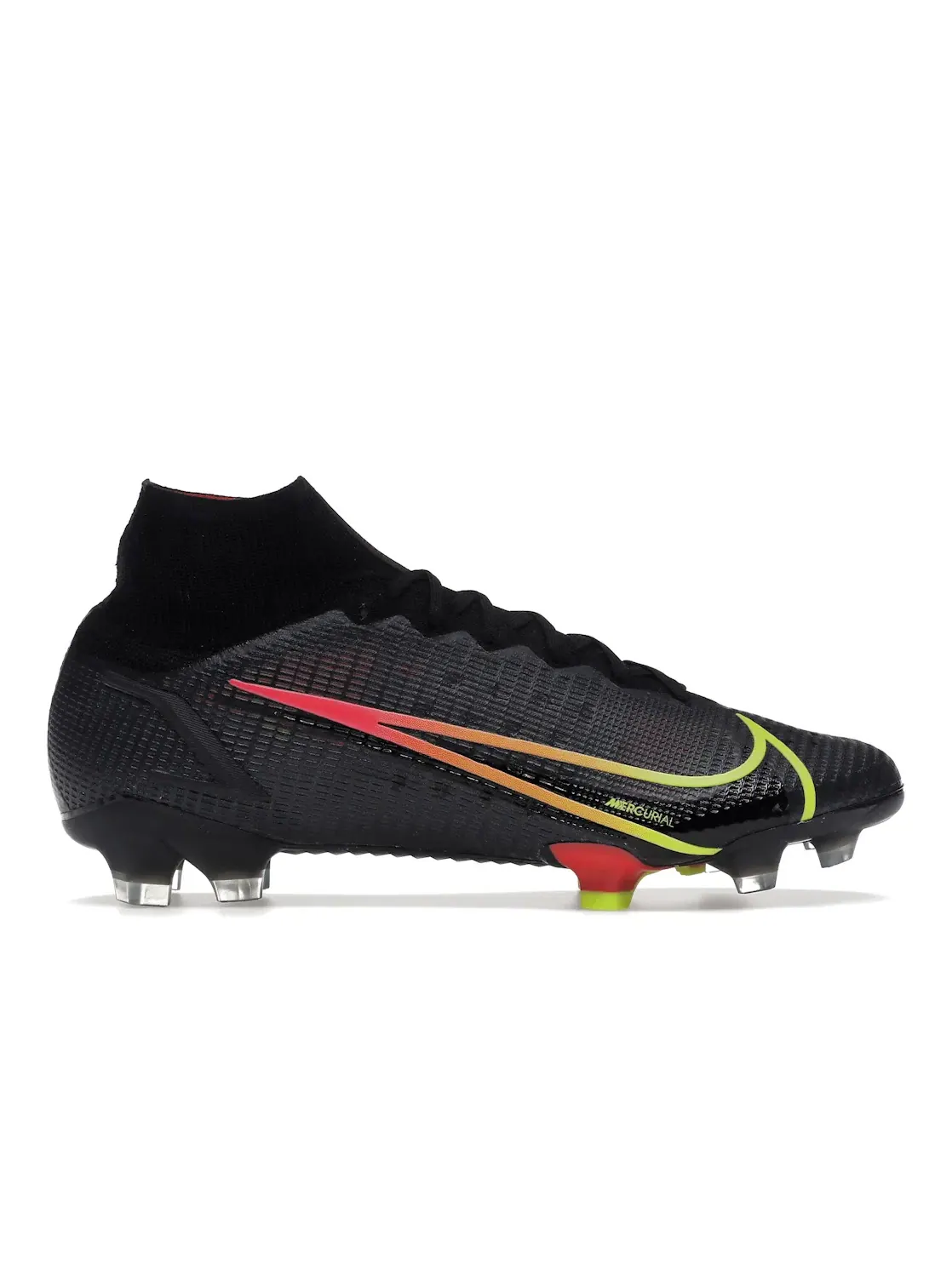 Мужские бутсы с высокой посадкой Nike Mercurial Superfly 8 Elite FG — изображение 1 из 4, черный/черный