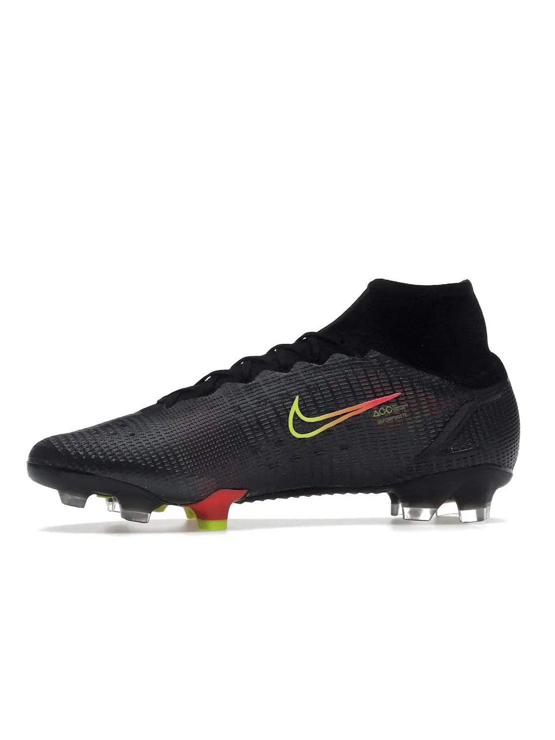 Мужские бутсы с высокой посадкой Nike Mercurial Superfly 8 Elite FG — изображение 3 из 4, черный/черный