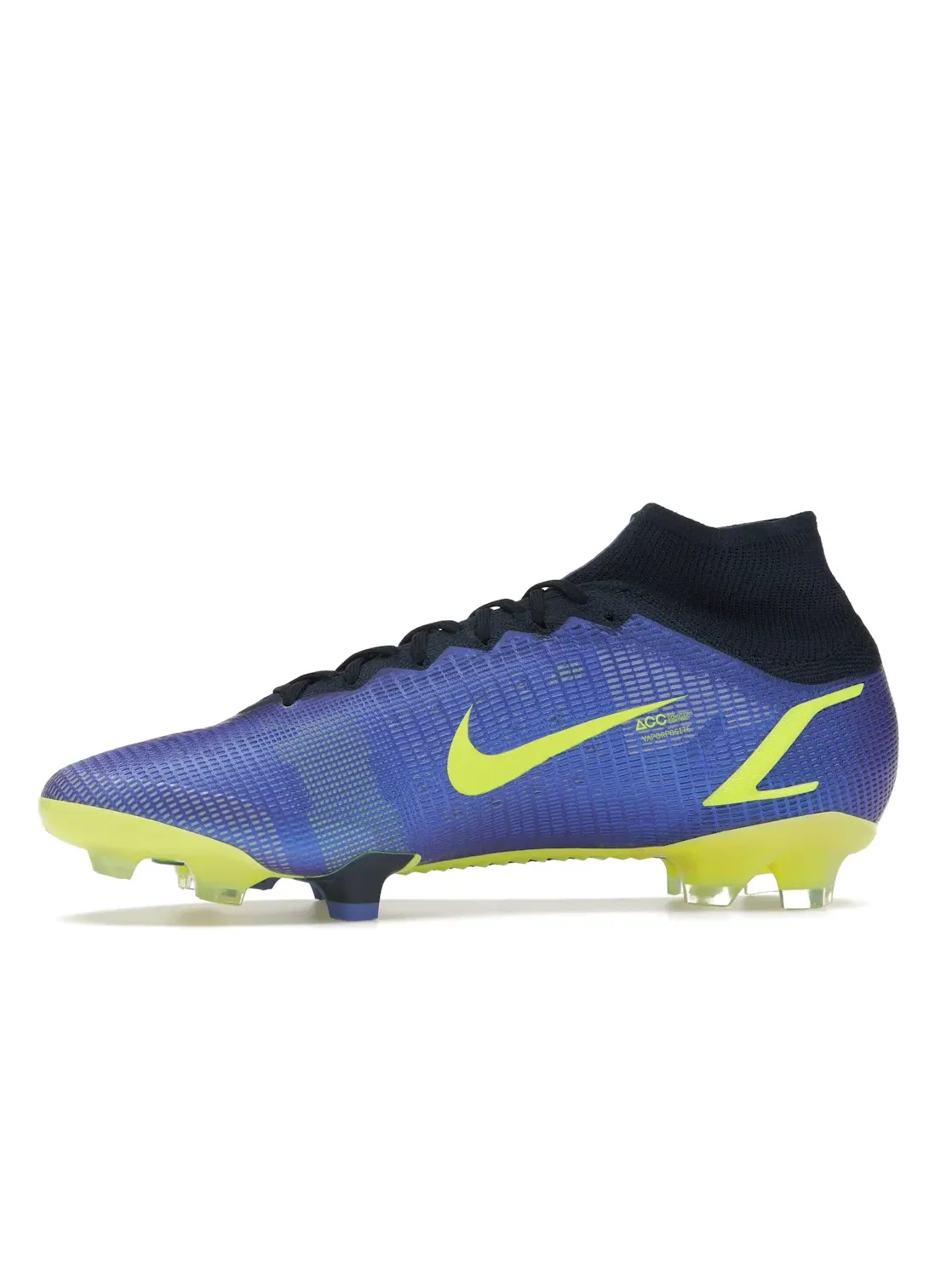 Мужские бутсы с длинным рукавом Nike Mercurial Superfly 8 FG — изображение 3 из 4, синий