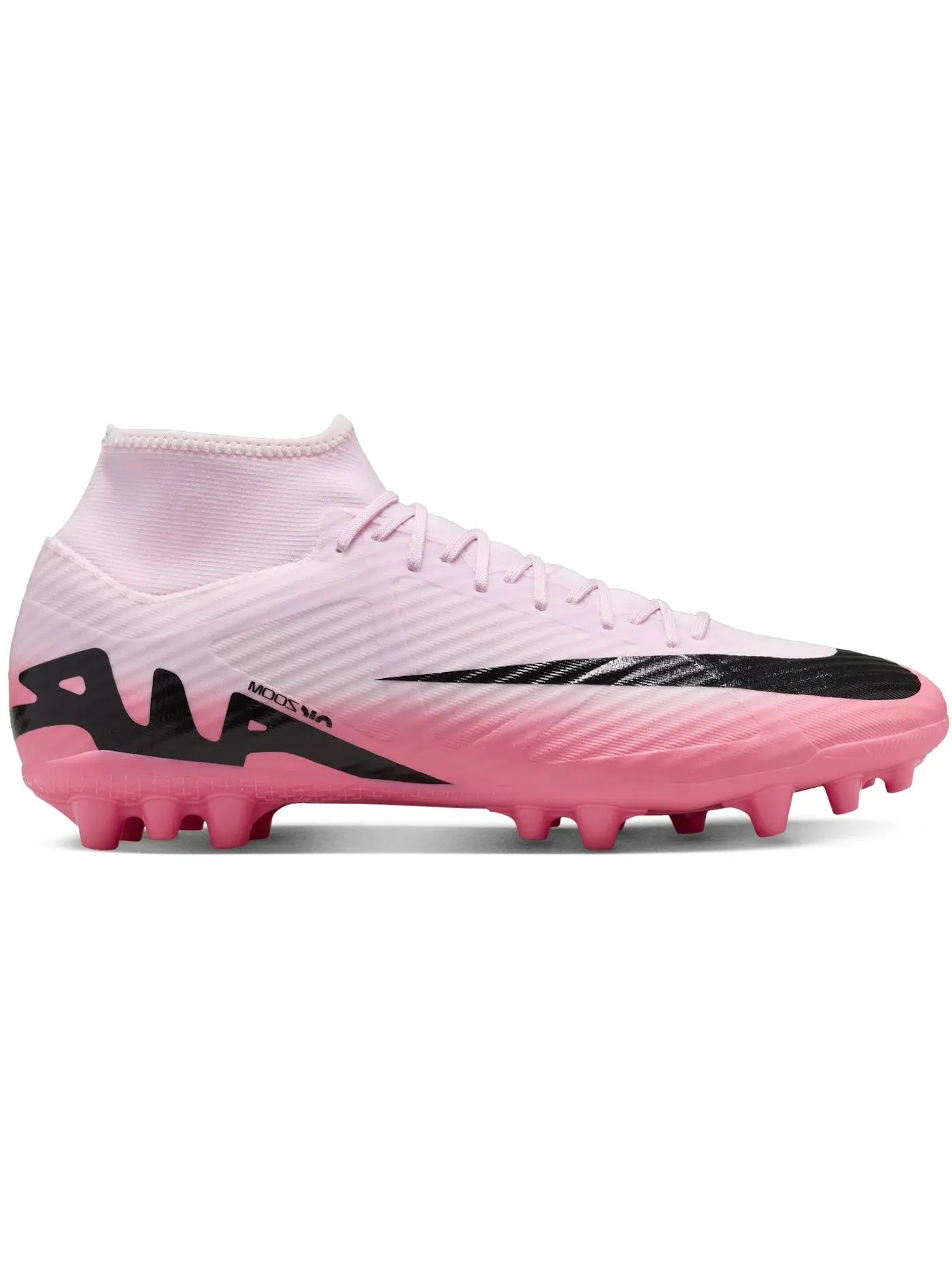 Мужские бутсы с высоким верхом Nike Mercurial Superfly 9 Academy AG — изображение 1 из 1, розовый черный