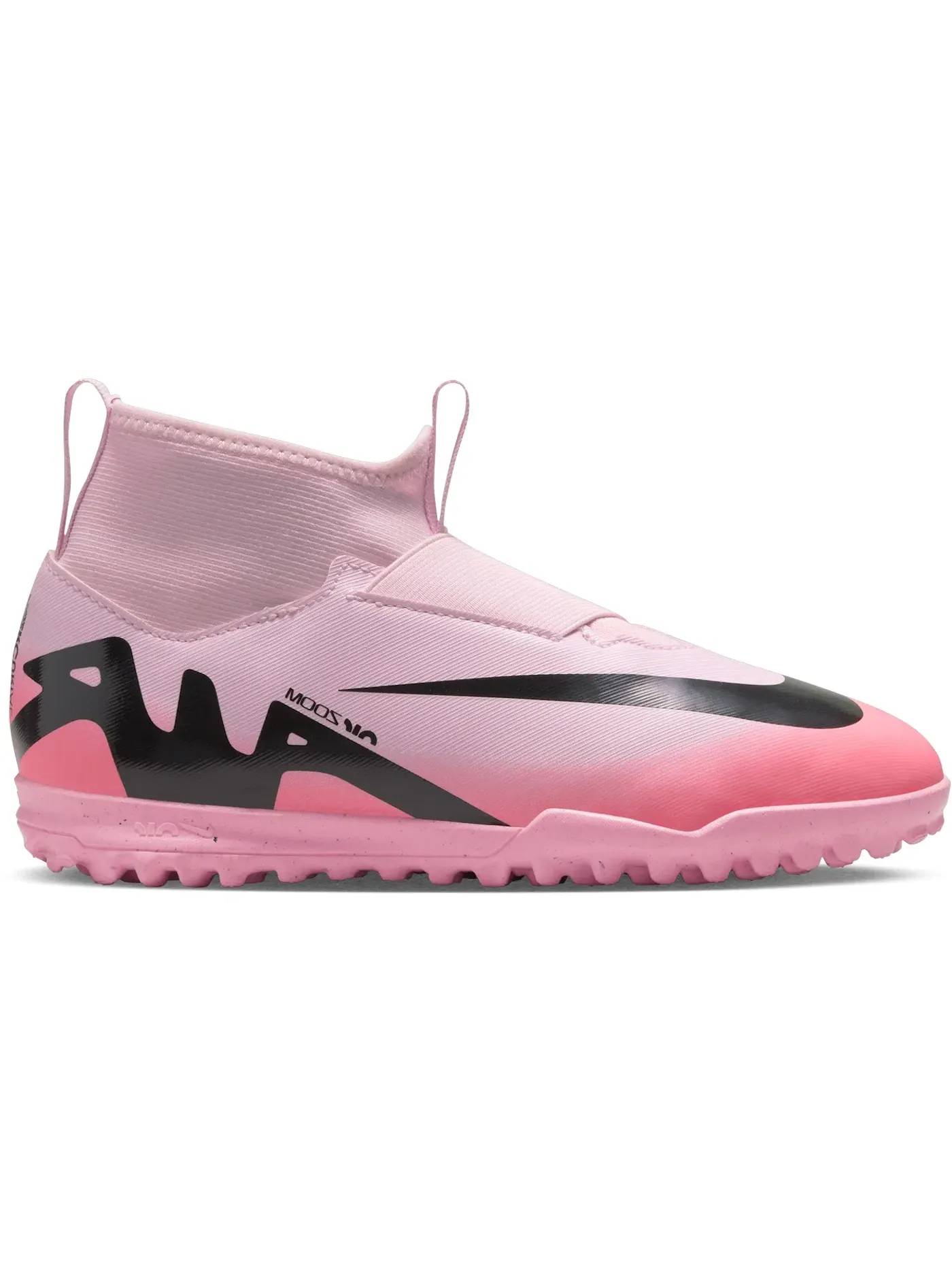 Детские бутсы Nike Mercurial Superfly 9 Academy TF — изображение 1 из 1, розовый/черный