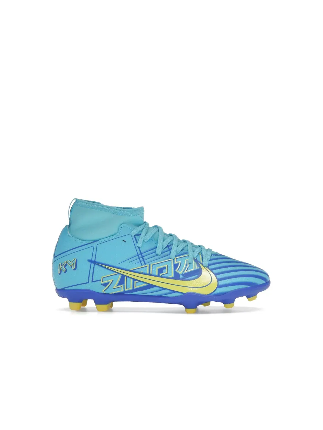 Детские бутсы с длинным рукавом Nike Mercurial Superfly 9 Club KM FG/MG Nike — изображение 1 из 4, синий белый