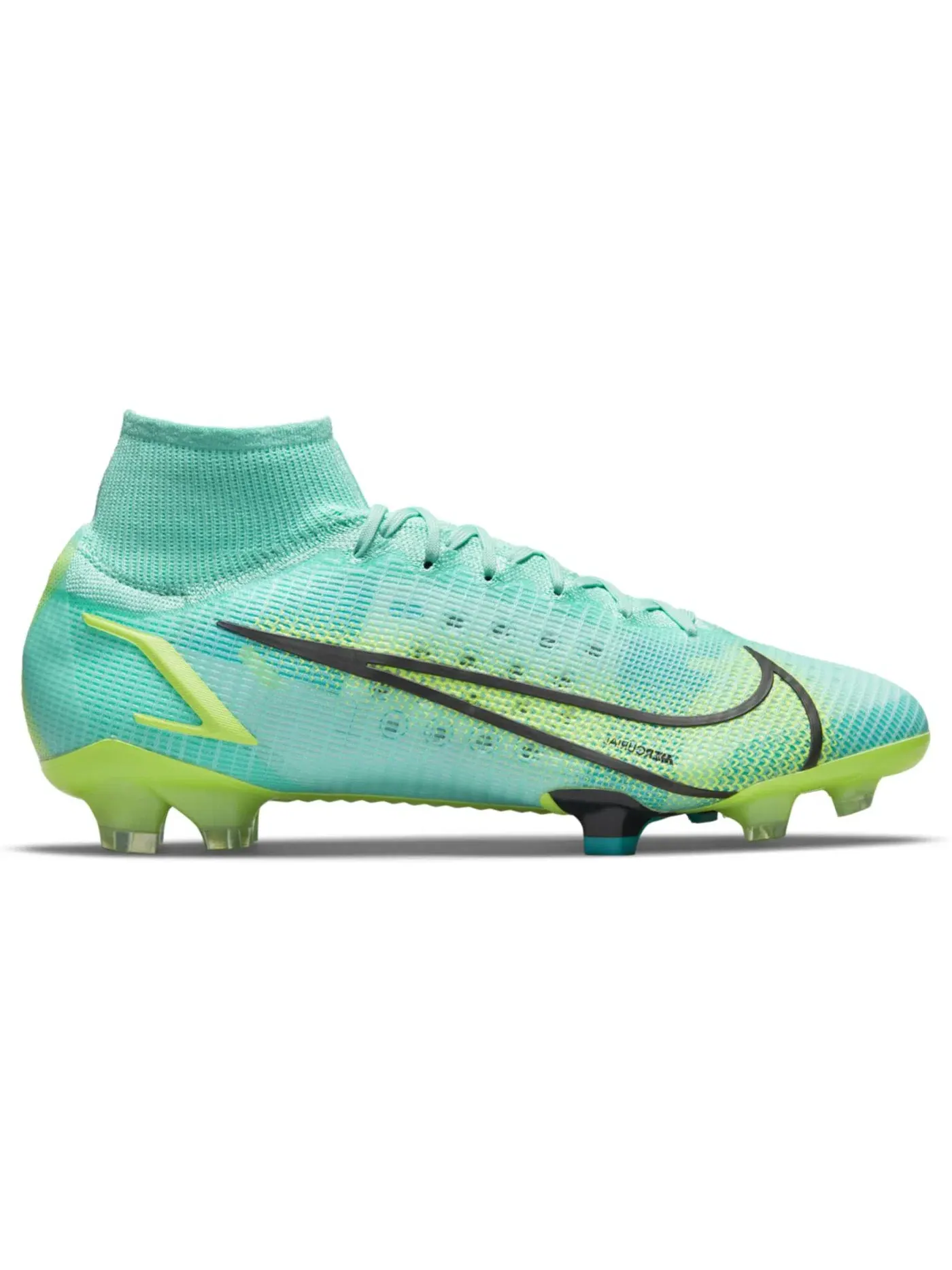 Мужские бутсы с высоким верхом Nike Mercurial Superfly Elite FG, Dynamic Turquoise Lime Glow — изображение 1 из 1
