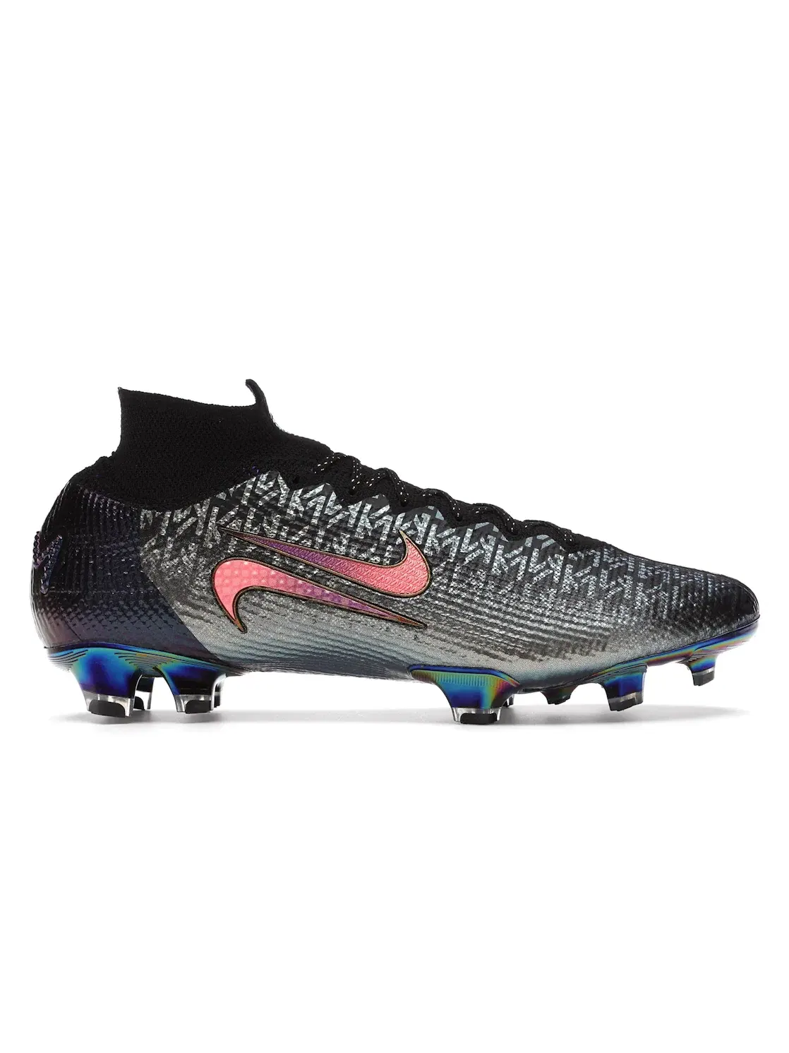 Мужские бутсы с высоким воротником Nike Mercurial Superfly — изображение 1 из 4, черный/серый