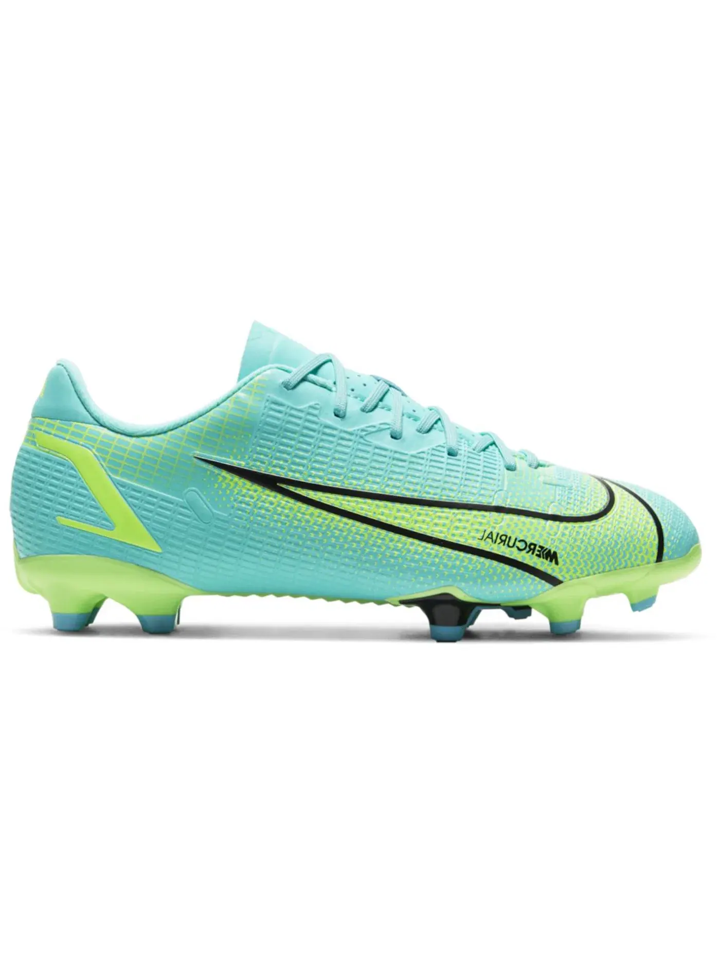 Детские бутсы Nike Mercurial Vapor 14 Academy FG MG, Dynamic Turquoise Lime Glow — изображение 1 из 1