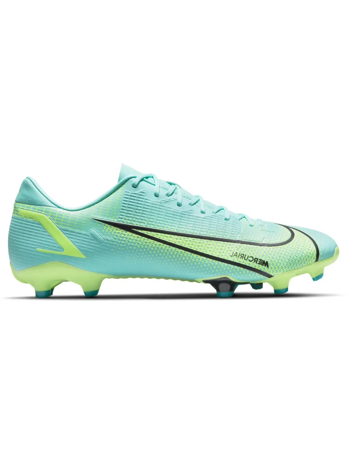 Мужские бутсы с длинным рукавом Nike Mercurial Vapor 14 Academy FG MG, Dynamic Turquoise Lime Glow — изображение 1 из 1