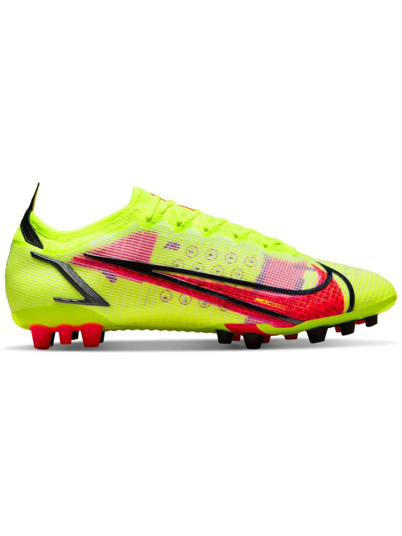 Мужские бутсы с высокими характеристиками Nike Mercurial Vapor 14 Elite AG — изображение 1 из 1, черный-яркий