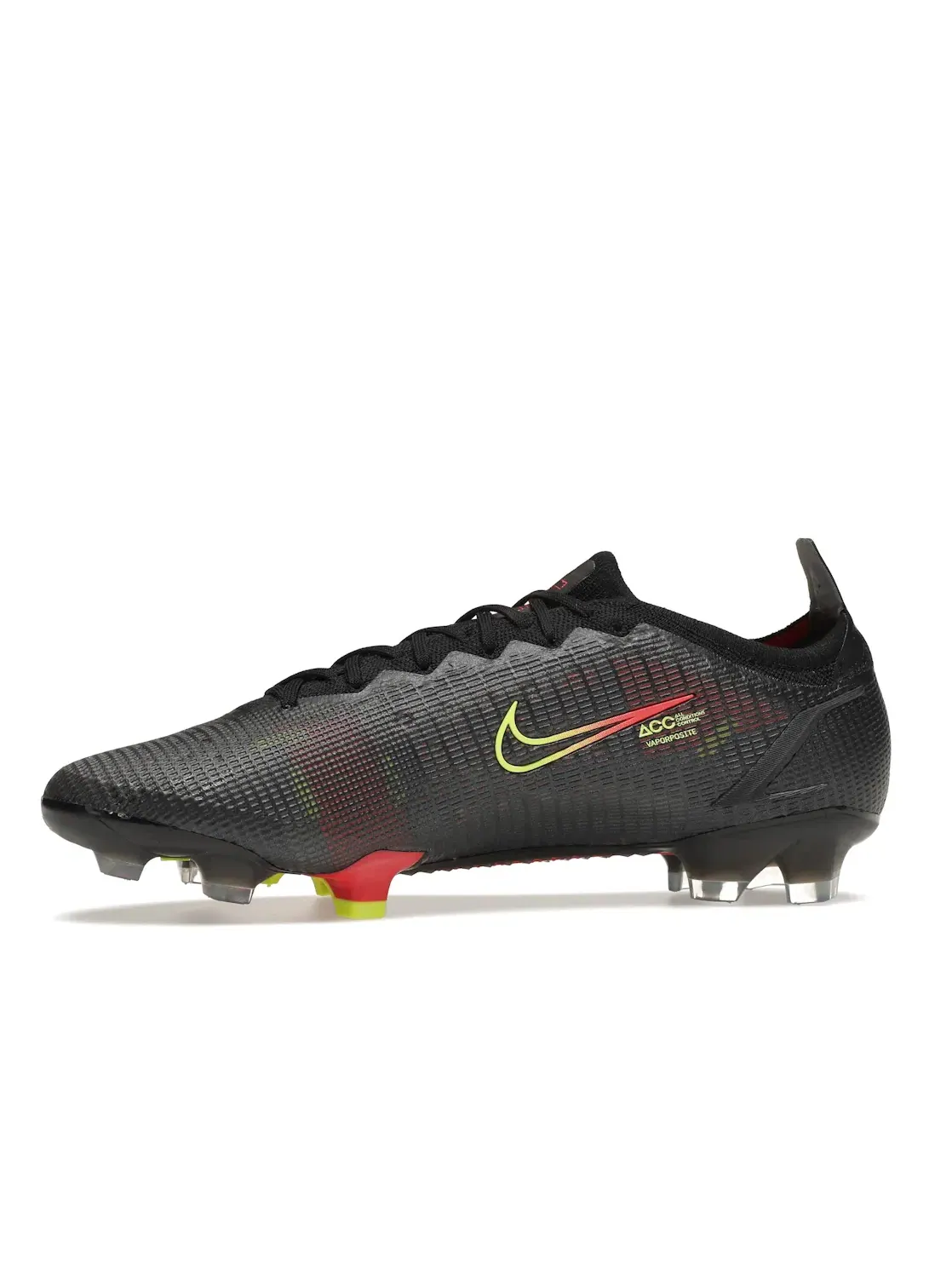 Мужские бутсы с длинным рукавом Nike Mercurial Vapor 14 Elite FG Pro — изображение 3 из 4, черный/черный
