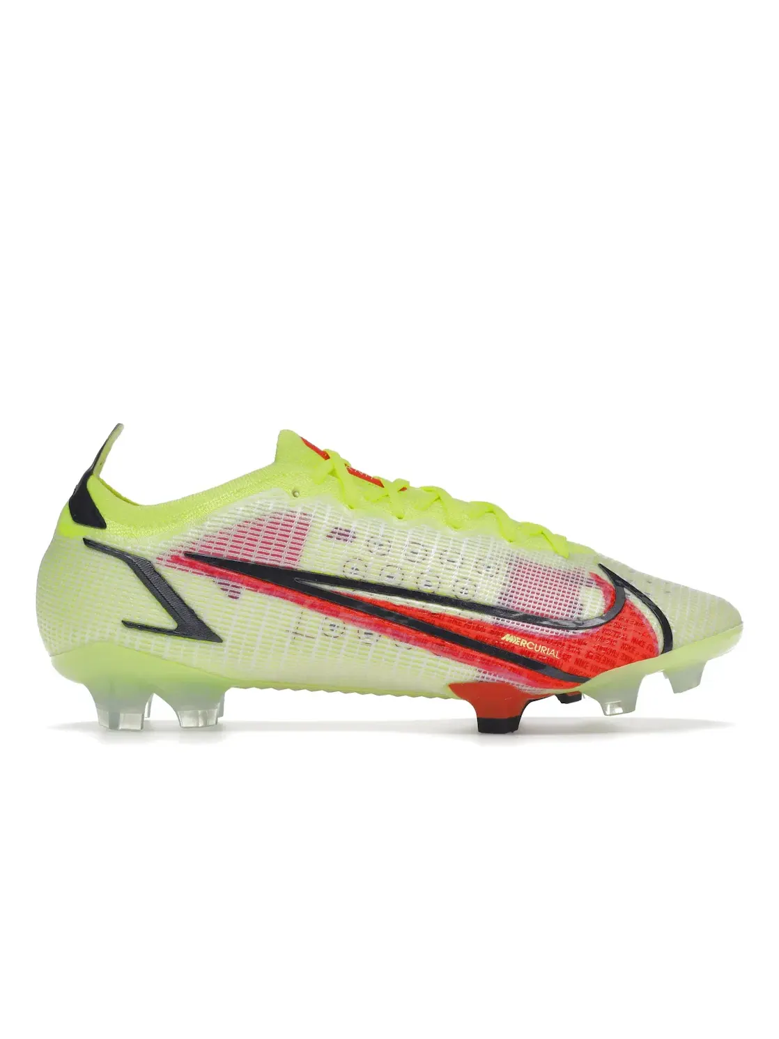 Мужские бутсы с высоким верхом Nike Mercurial Vapor 14 Elite FG — изображение 1 из 4, черный яркий