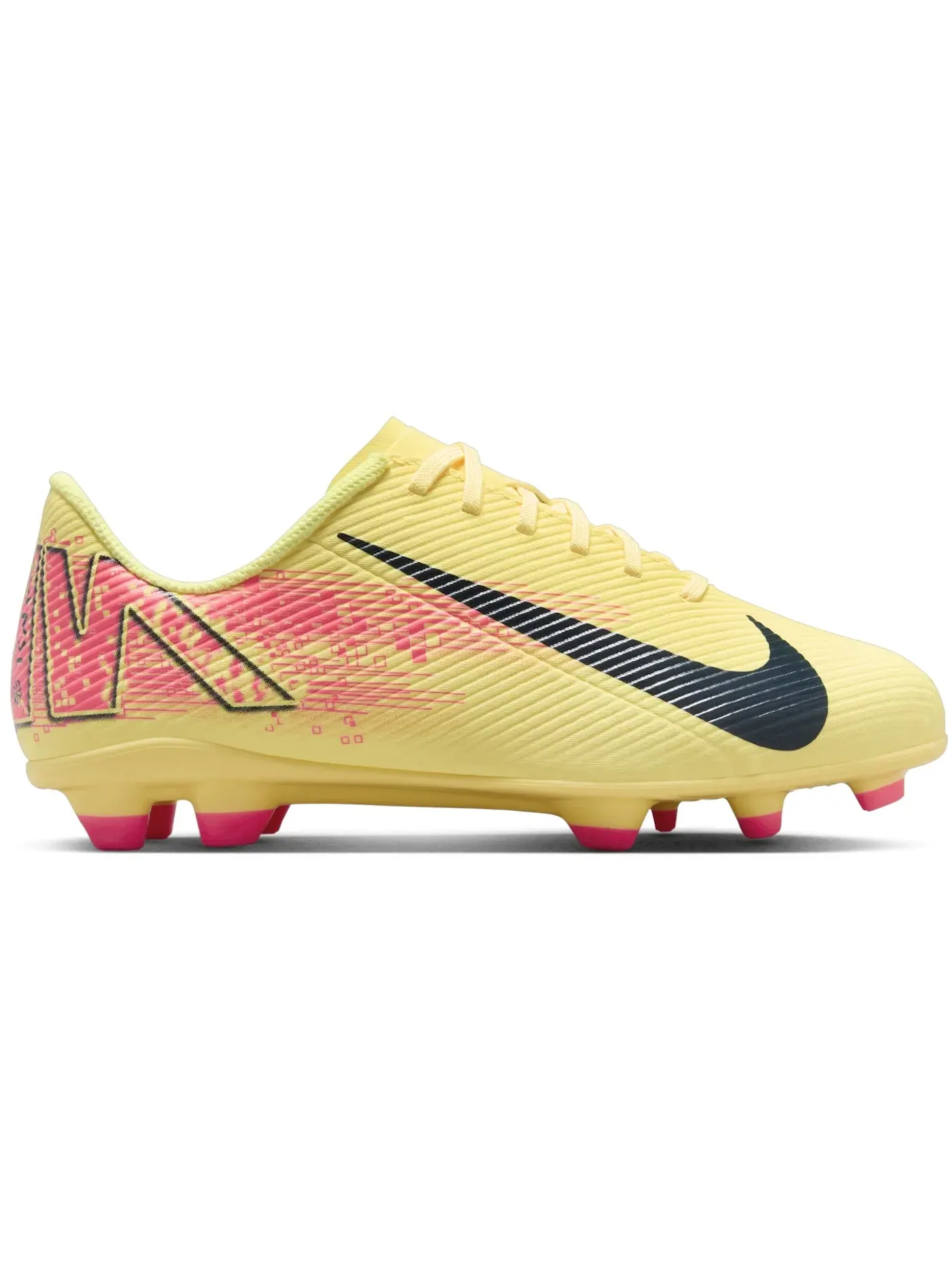 Детские бутсы для мальчиков с шипами Nike Mercurial Vapor 16 Club FG — изображение 1 из 1, оранжевый/темно-синий