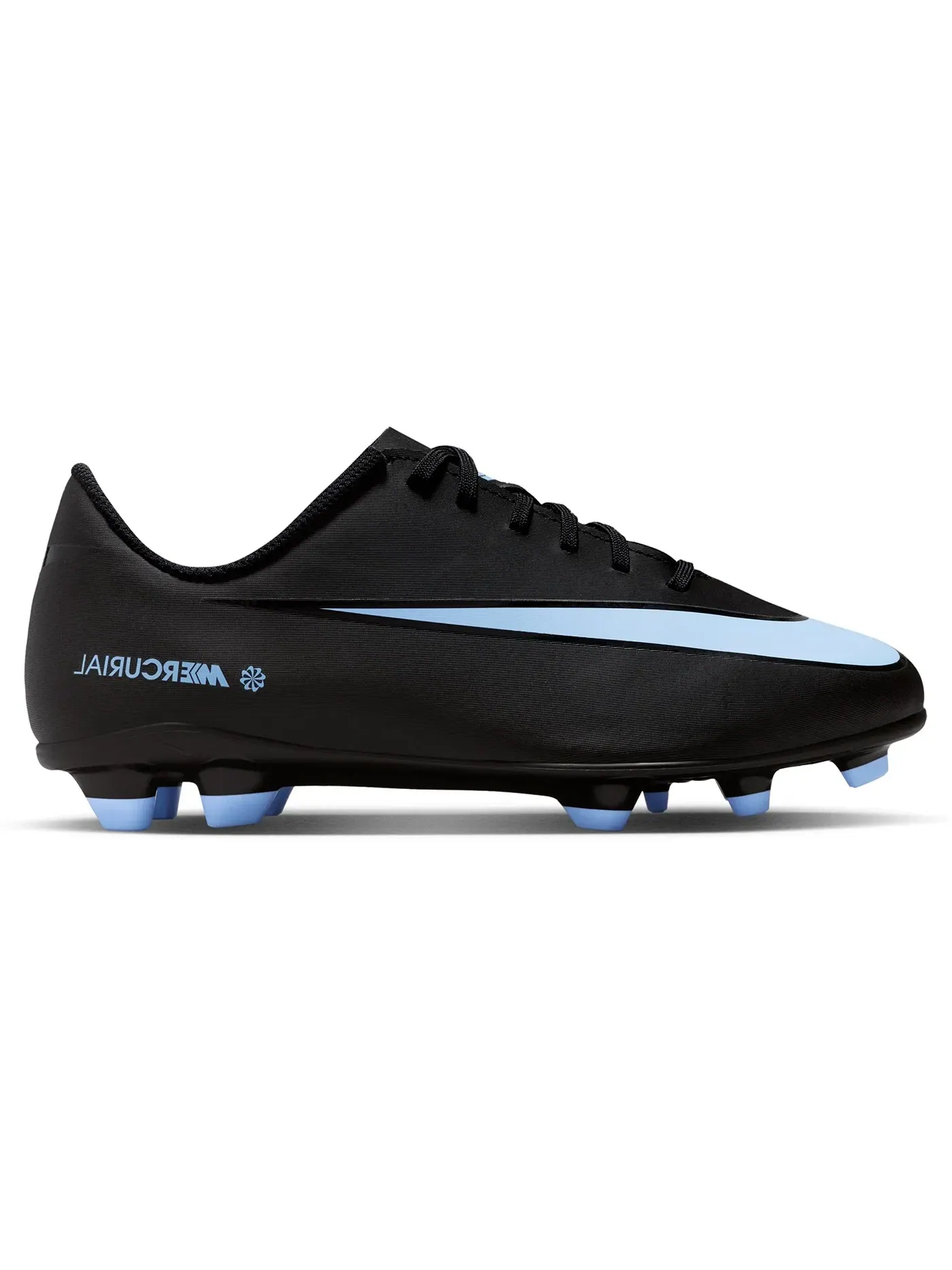 Детские бутсы Nike Mercurial Vapor 16 Club FG — изображение 1 из 1, черный/синий