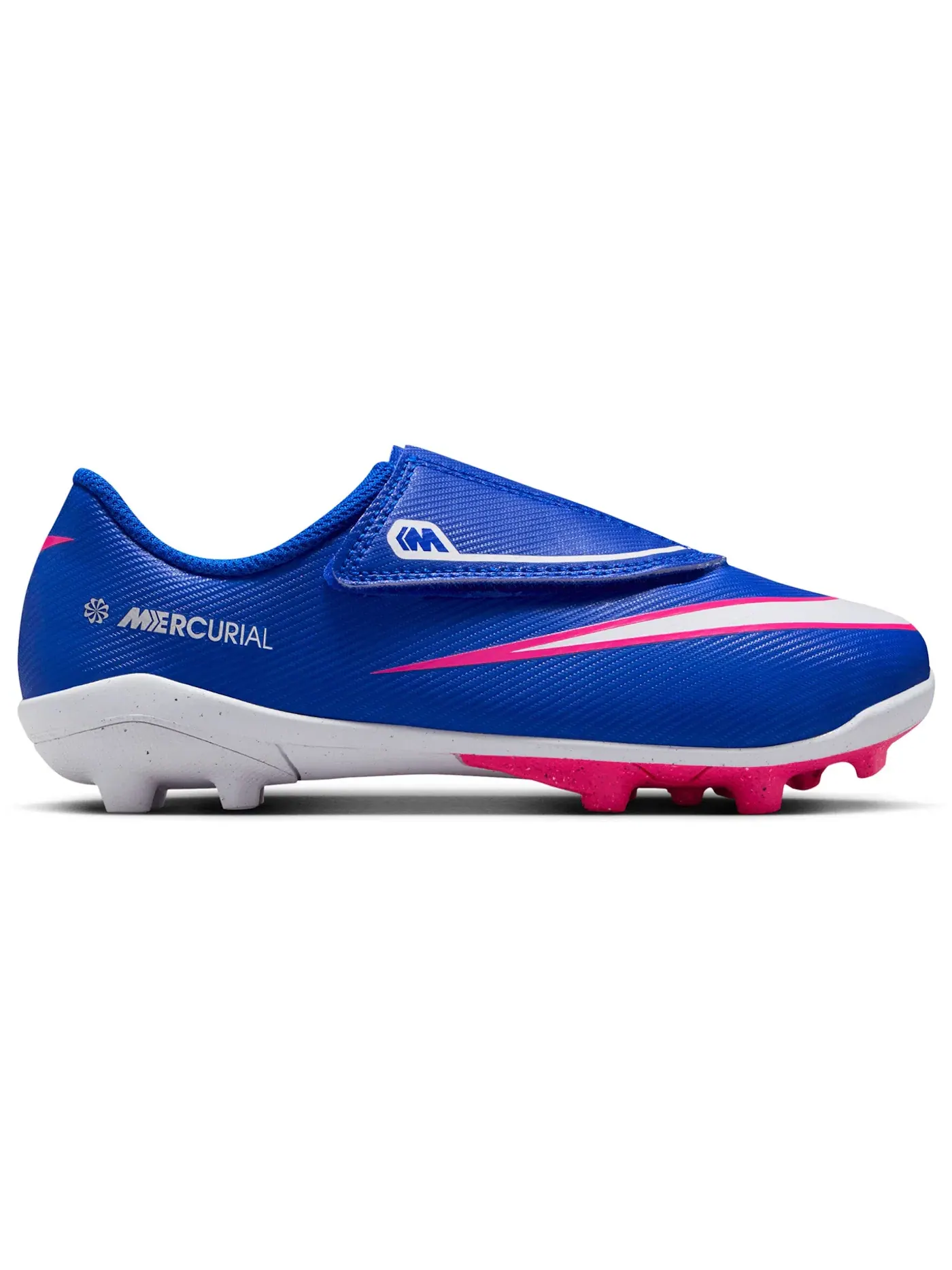 Детские бутсы Nike Mercurial Vapor 16 Club MG — изображение 1 из 1, синий/белый