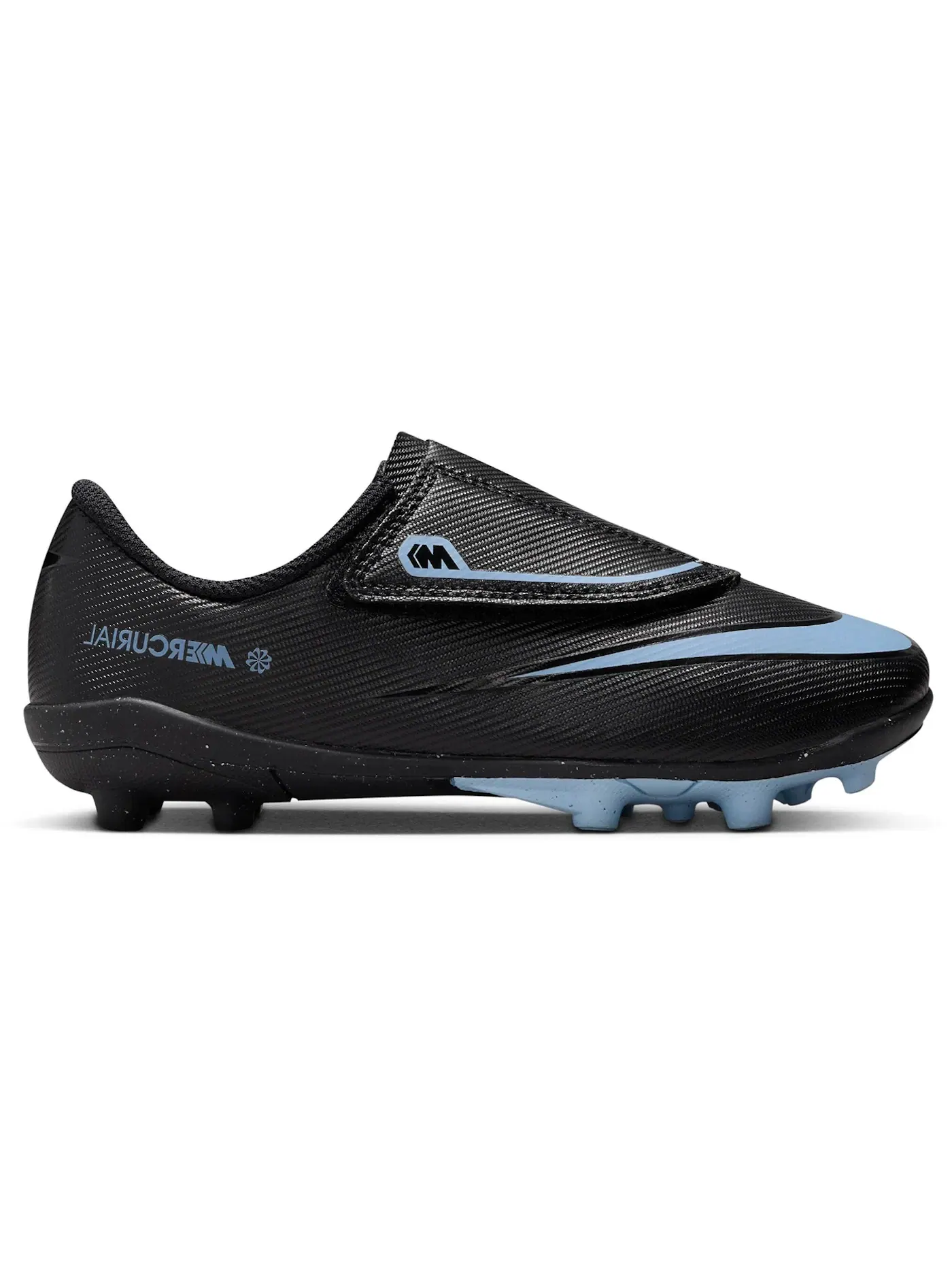 Детские бутсы Nike Mercurial Vapor 16 Club MG — изображение 1 из 1, черный/синий