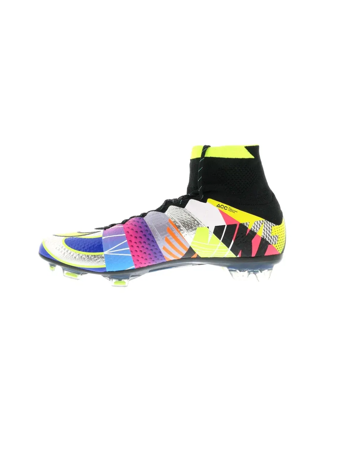 Мужские бутсы с принтом Nike Mercurial — изображение 3 из 4, мульти-/мульти