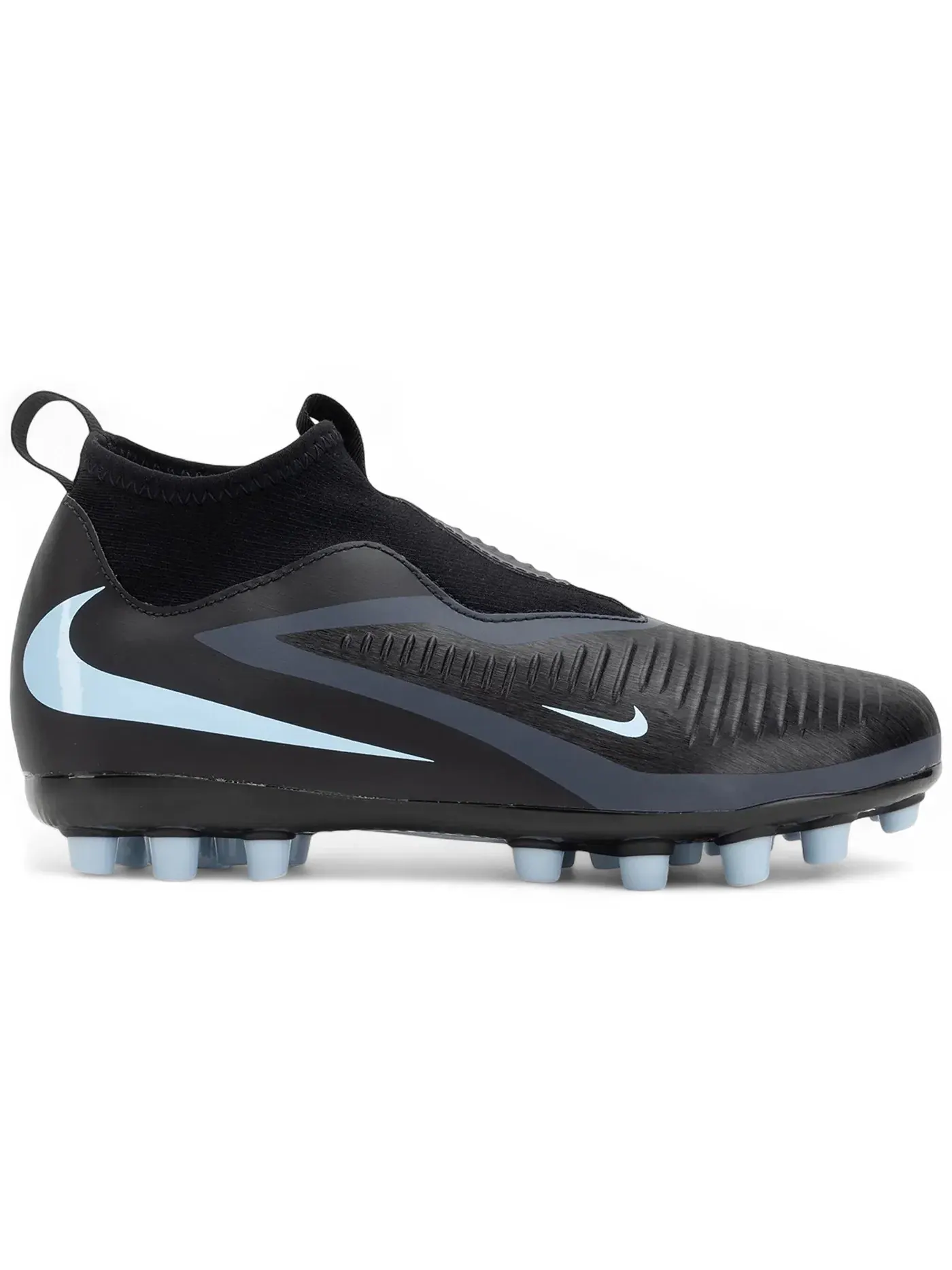 Детские бутсы Nike Phantom 6 High Academy AG — изображение 1 из 1, черный/синий