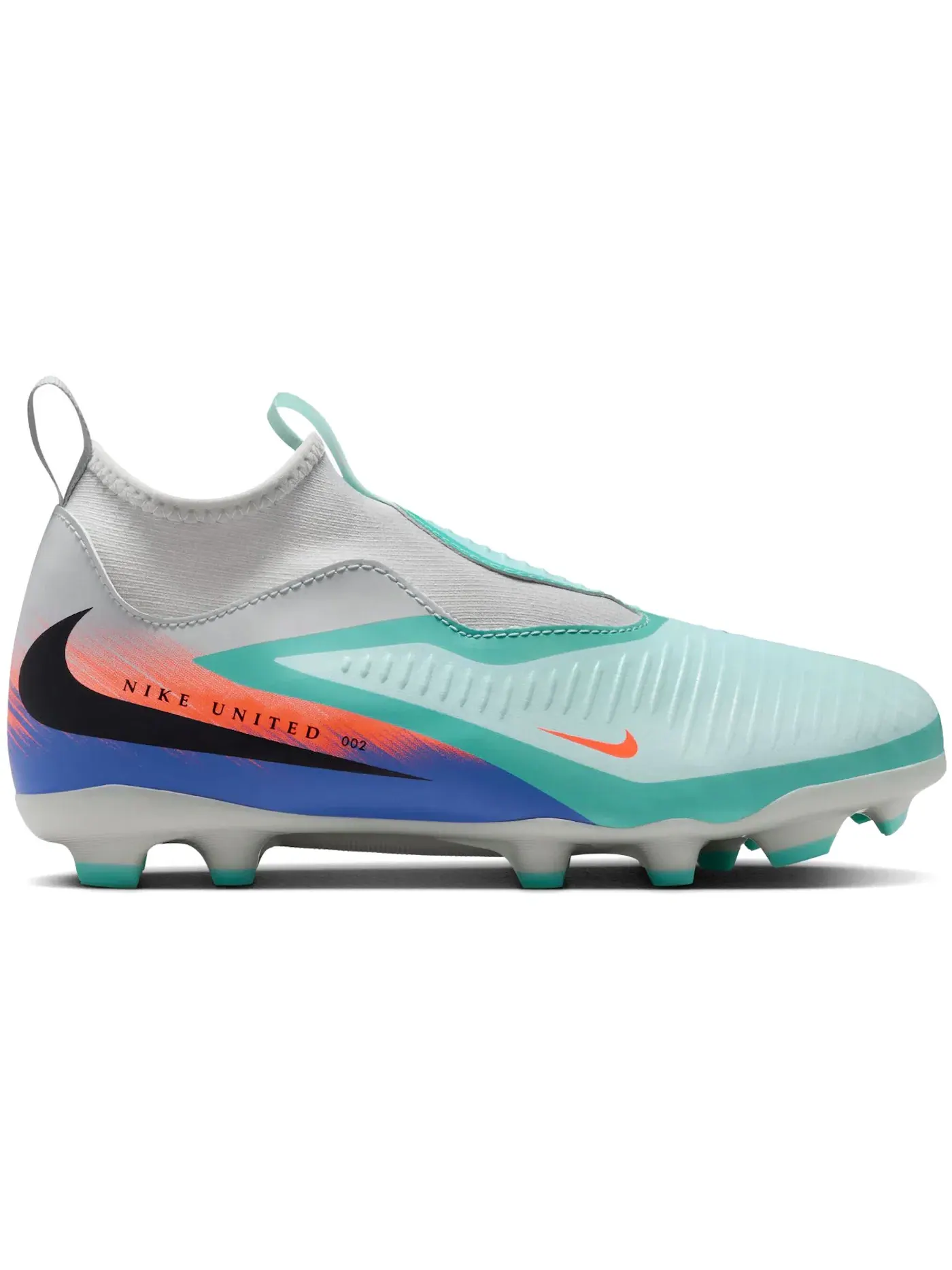 Детские бутсы Nike Phantom 6 High Academy FG/MG — изображение 1 из 1, оранжевый