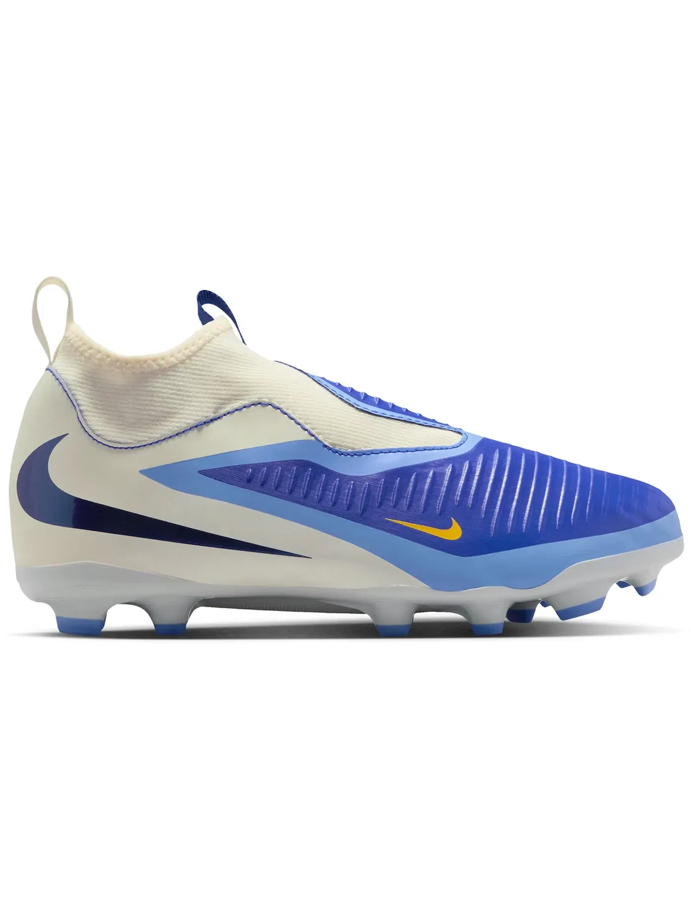 Детские бутсы Nike Phantom 6 High Academy LV8 FG — изображение 1 из 1, синий/темный