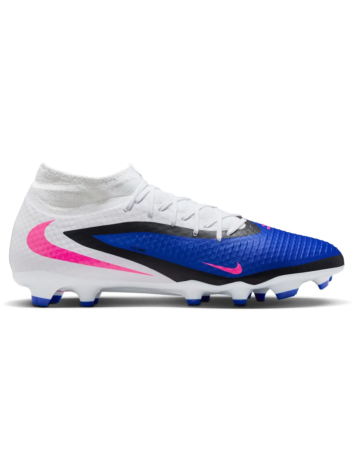 Мужские бутсы с высоким верхом Nike Phantom 6 High Academy MG — изображение 1 из 1, синий/белый/розовый