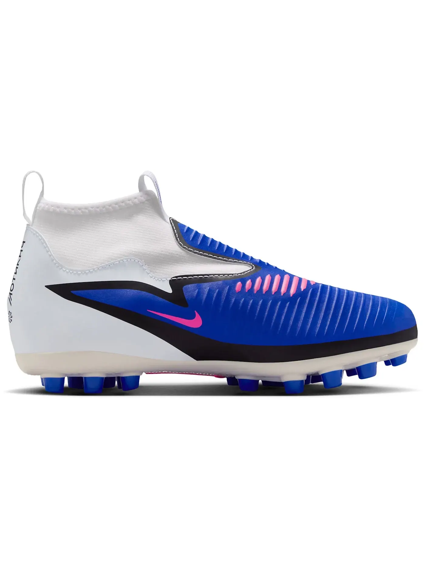 Детские бутсы Nike Phantom 6 High Academy MG Attack Pack — изображение 1 из 1, синий/белый/розовый
