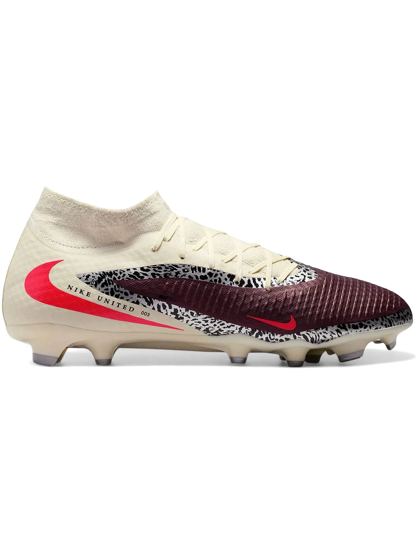 Мужские бутсы с высоким верхом Nike Phantom 6 High Academy MG — изображение 1 из 1, бордовый//красный