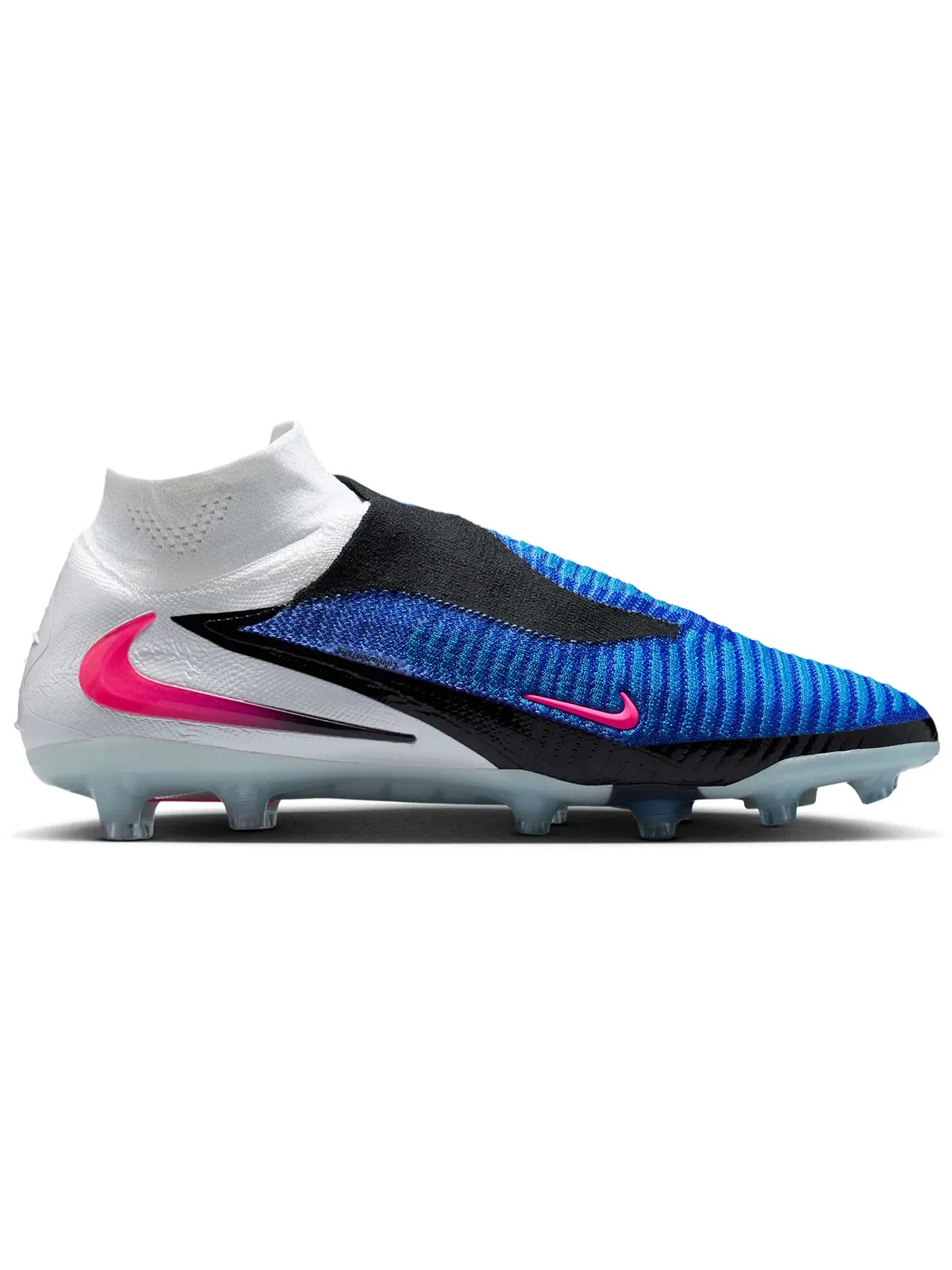 Мужские бутсы AG с принтом Nike Phantom 6 High Elite Nike — изображение 1 из 1, синий/белый/розовый
