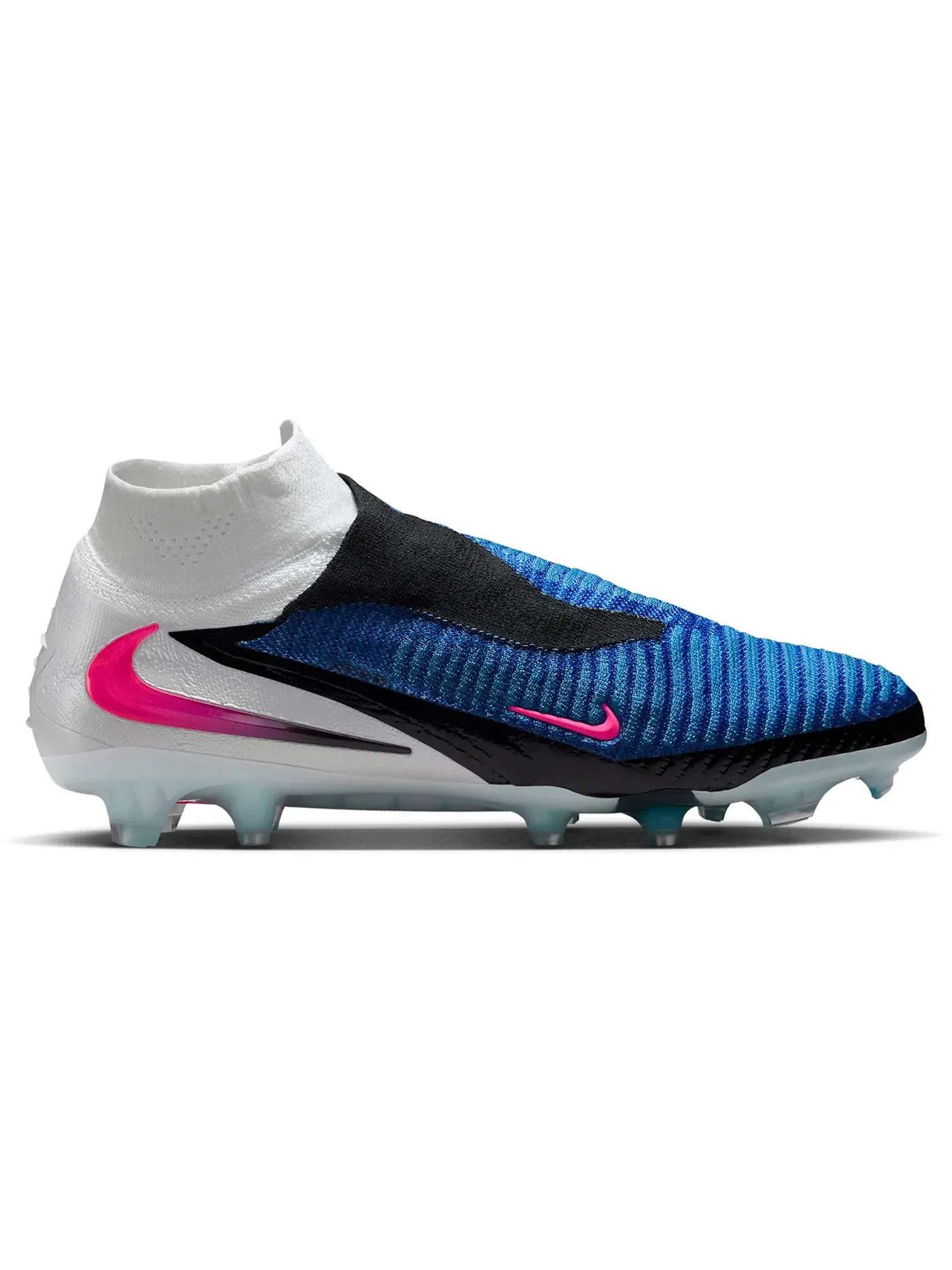 Мужские бутсы с высоким верхом Nike Phantom 6 High Elite FG — изображение 1 из 1, синий/белый/розовый