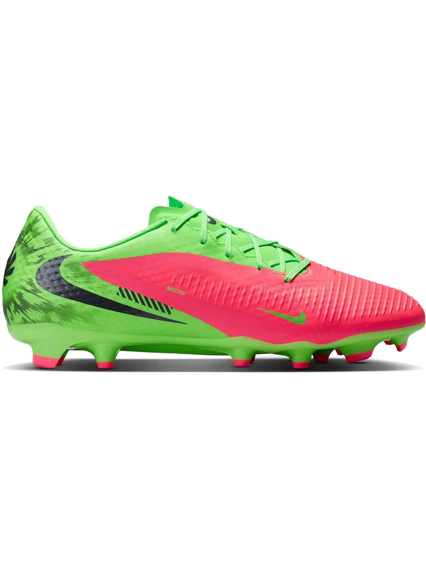Мужские бутсы с шипами Nike Phantom 6 Low Academy FG/MG — изображение 1 из 1, зеленый/черный