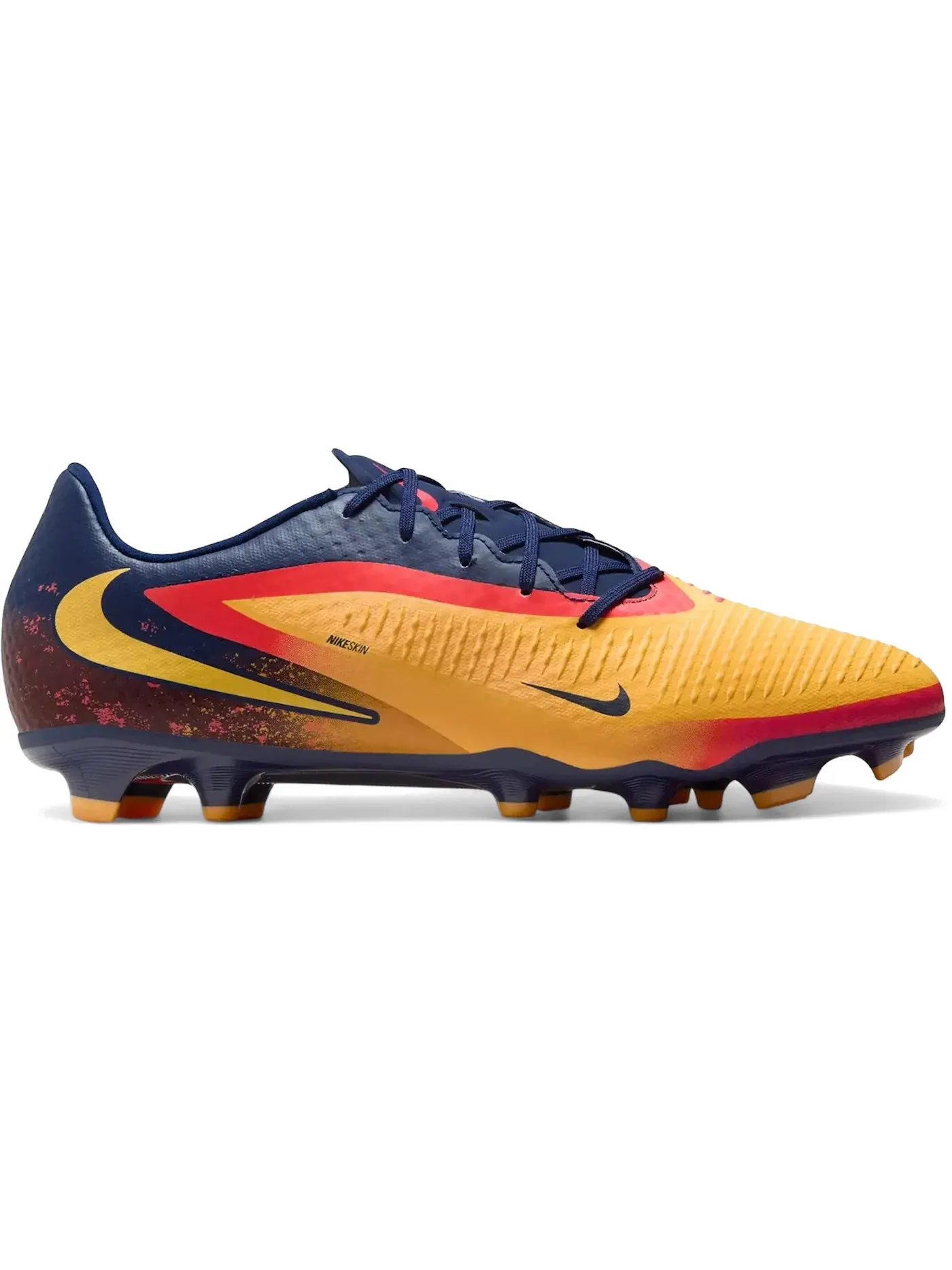 Мужские бутсы с длинным рукавом Nike Phantom 6 Low Academy FG/MG — изображение 1 из 1, оранжевый/синий