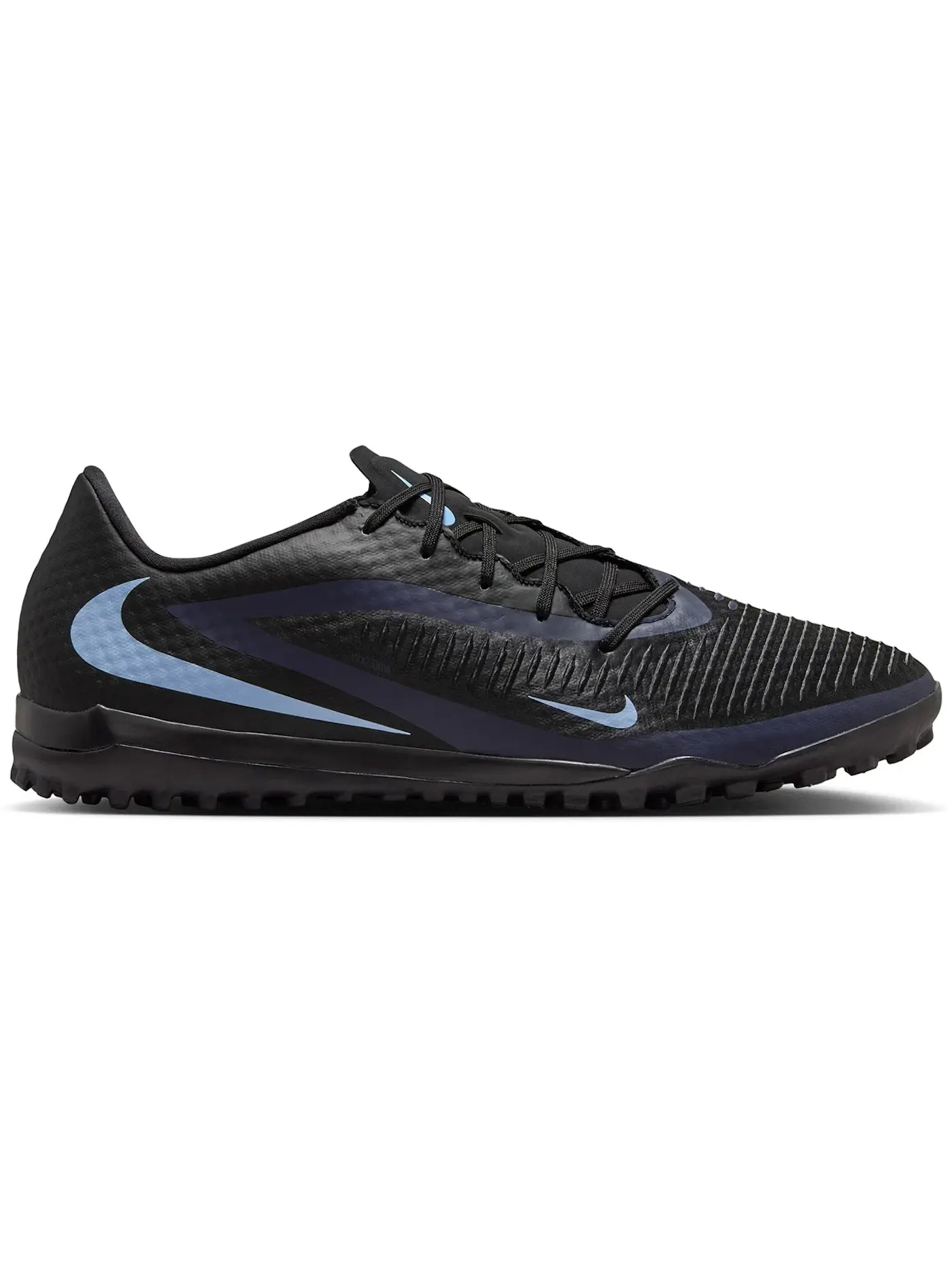 Мужские бутсы для игры на твердом покрытии Nike Phantom 6 Low Academy TF — изображение 1 из 1, черный/черный