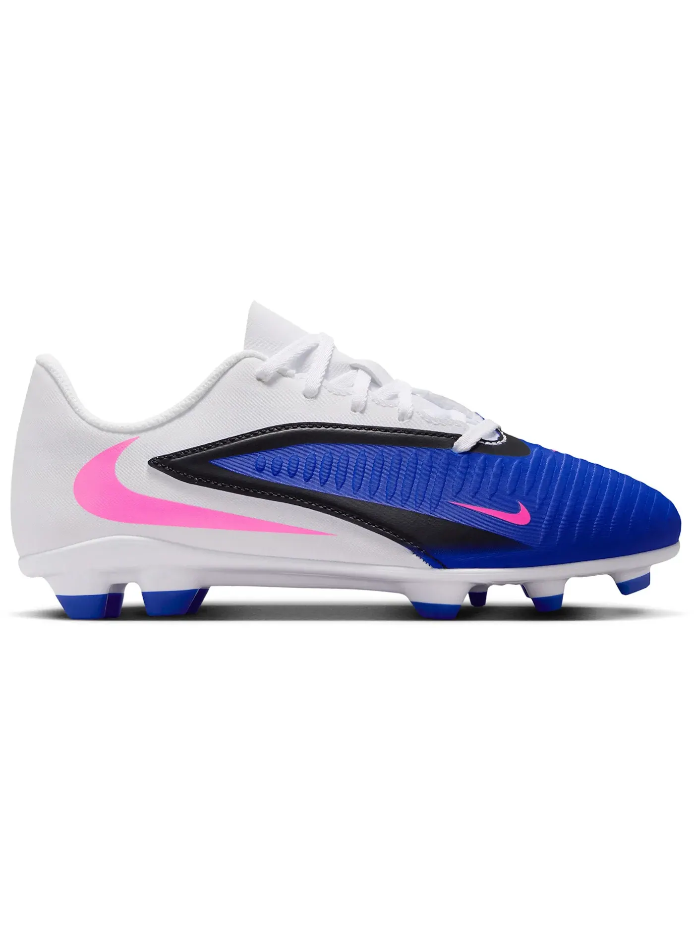 Детские бутсы с длинным рукавом Nike Phantom 6 Low Club MG Attack Pack Nike — изображение 1 из 1, синий/белый/розовый