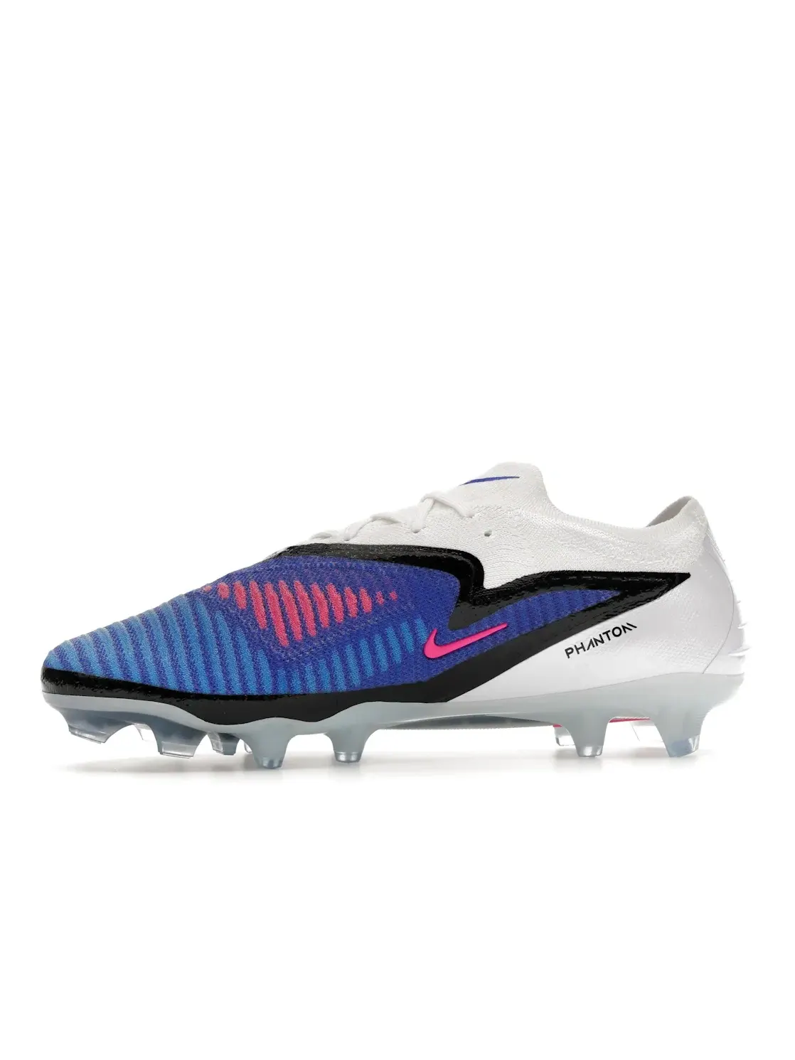 Мужские бутсы с клюшкой для атаки Nike Phantom 6 Low Elite FG — изображение 3 из 4, синий/белый/розовый
