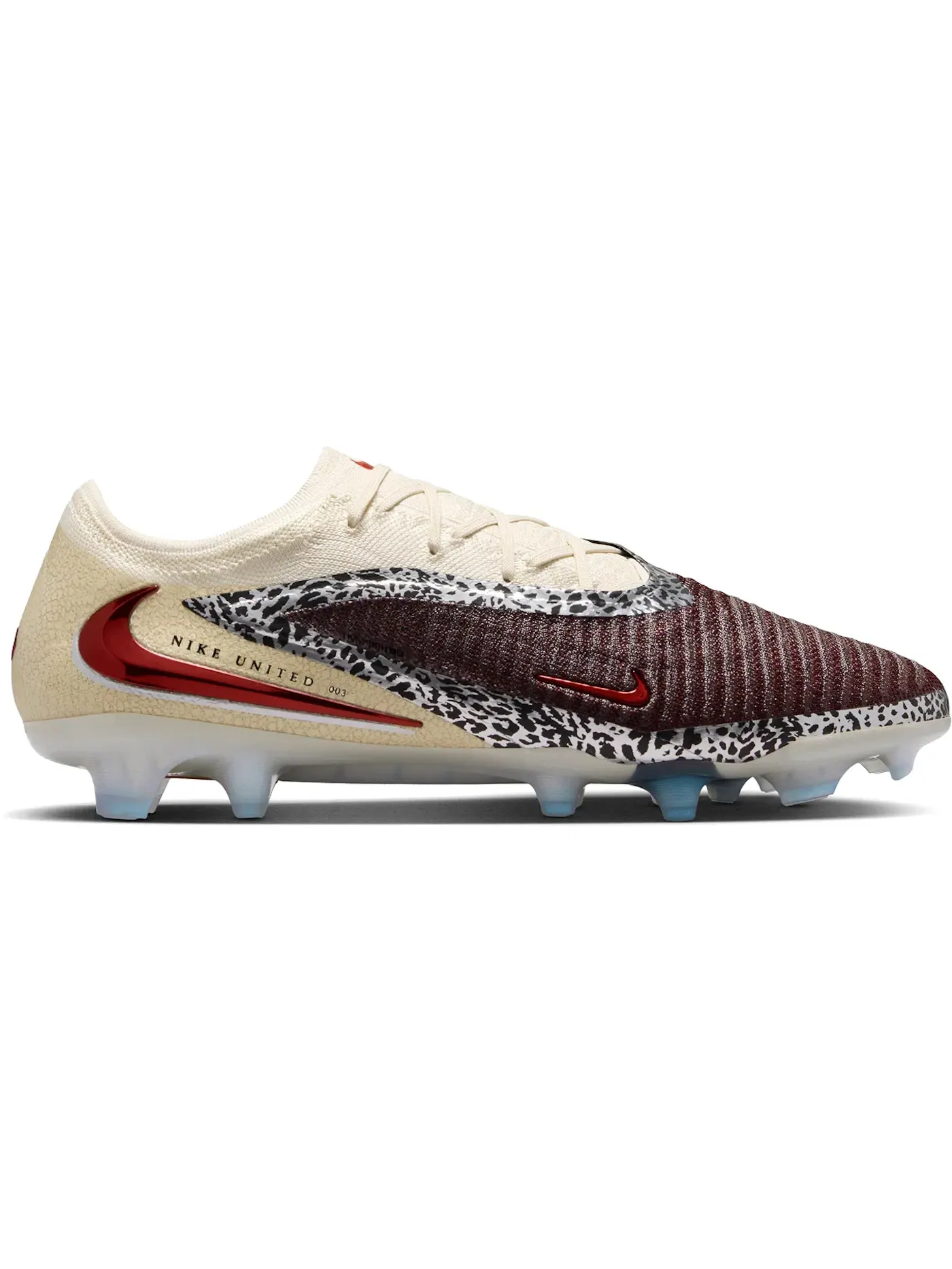 Мужские бутсы с длинным рукавом Nike Phantom 6 Low Elite FG — изображение 1 из 1, бордовый//красный