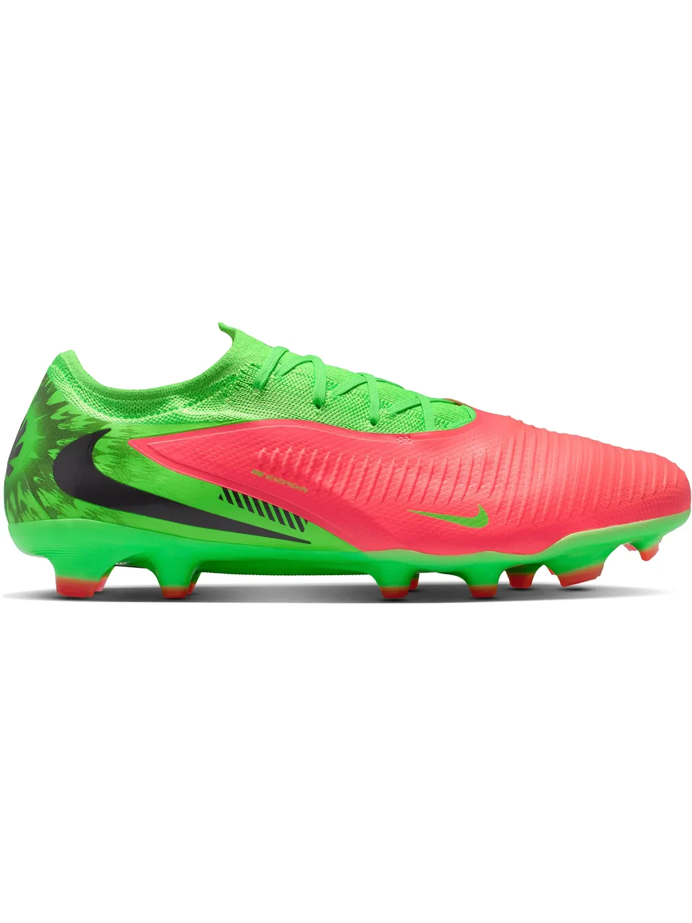 Мужские бутсы с высоким верхом Nike Phantom 6 Low Pro FG — изображение 1 из 1, зеленый/черный