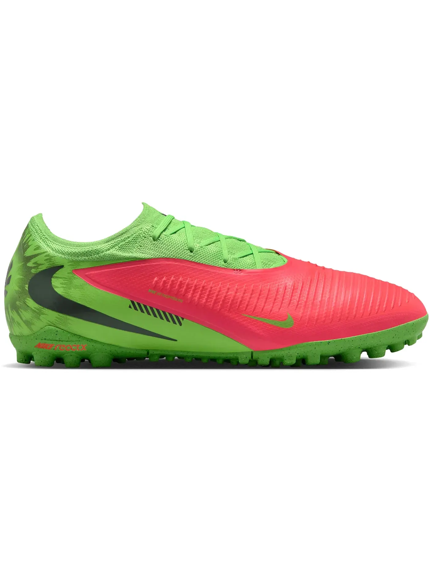 Мужские бутсы с низким профилем Nike Phantom 6 Low Pro TF — изображение 1 из 1, зеленый/черный