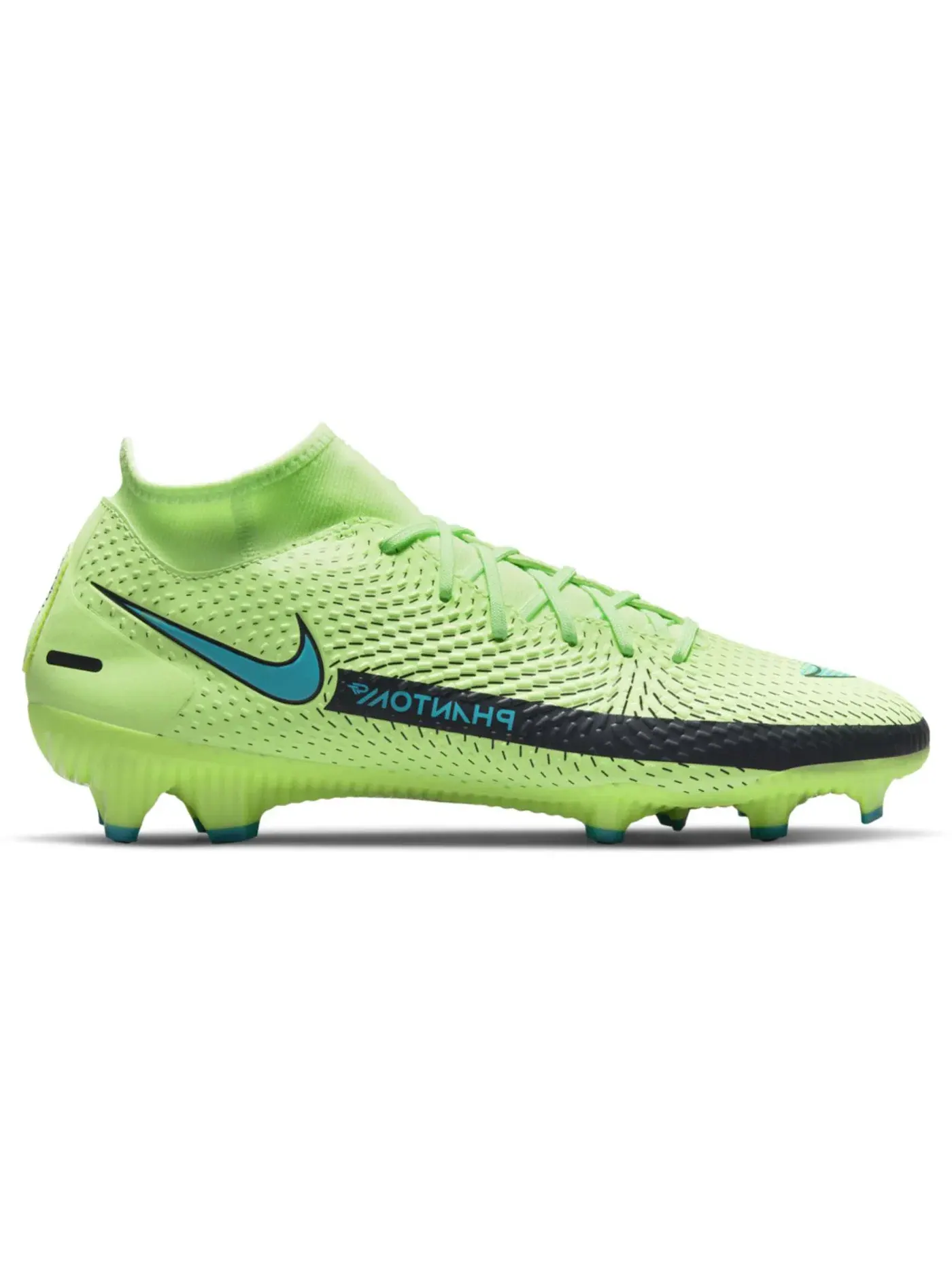 Мужские бутсы с длинным рукавом Nike Phantom GT Academy DF MG, Lime Glow / Aquamarine — изображение 1 из 1