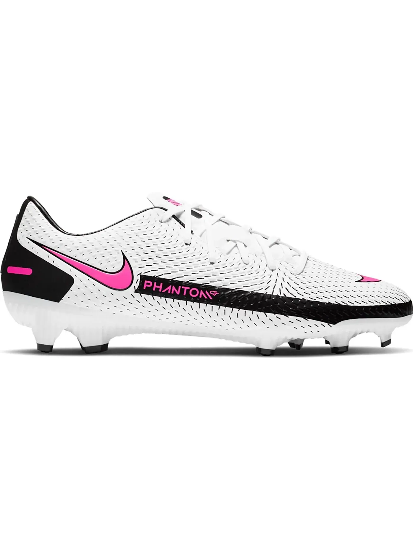 Мужские бутсы с принтом Nike Phantom GT Academy MG — изображение 1 из 1, белый/черный-розовый