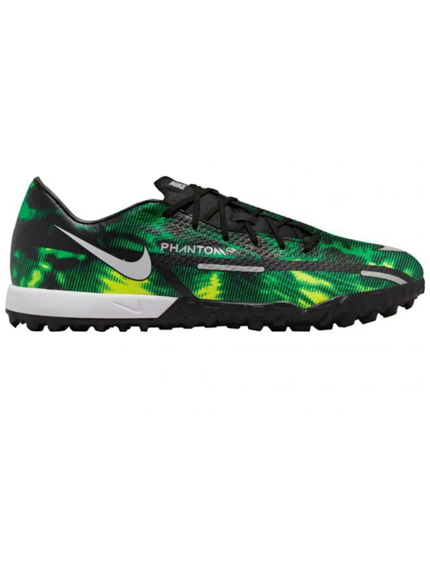 Мужские бутсы для игры на искусственном покрытии Nike Phantom GT2 Academy TF Turf — изображение 1 из 1, зеленый/черный