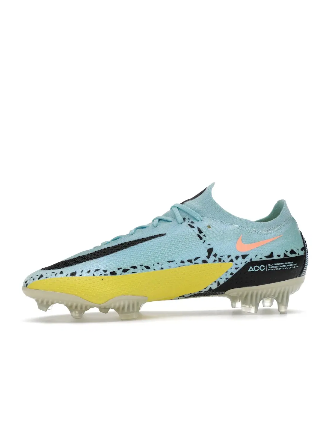 Мужские бутсы с высоким верхом Nike Phantom GT2 Elite FG — изображение 3 из 4, желтый черный