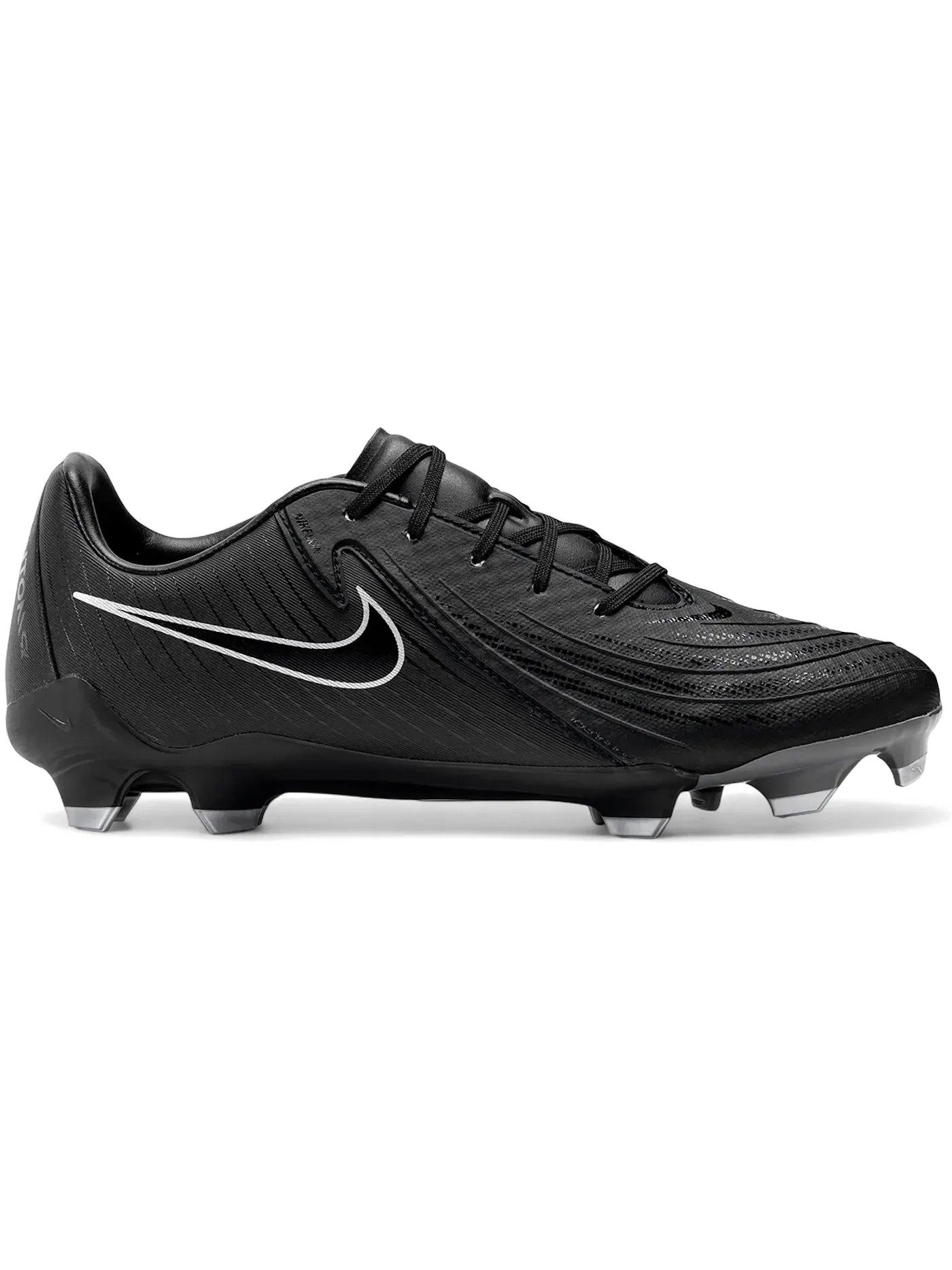 Мужские бутсы с шипами Phantom GX 2 Academy Nike — изображение 1 из 1, черный/черный