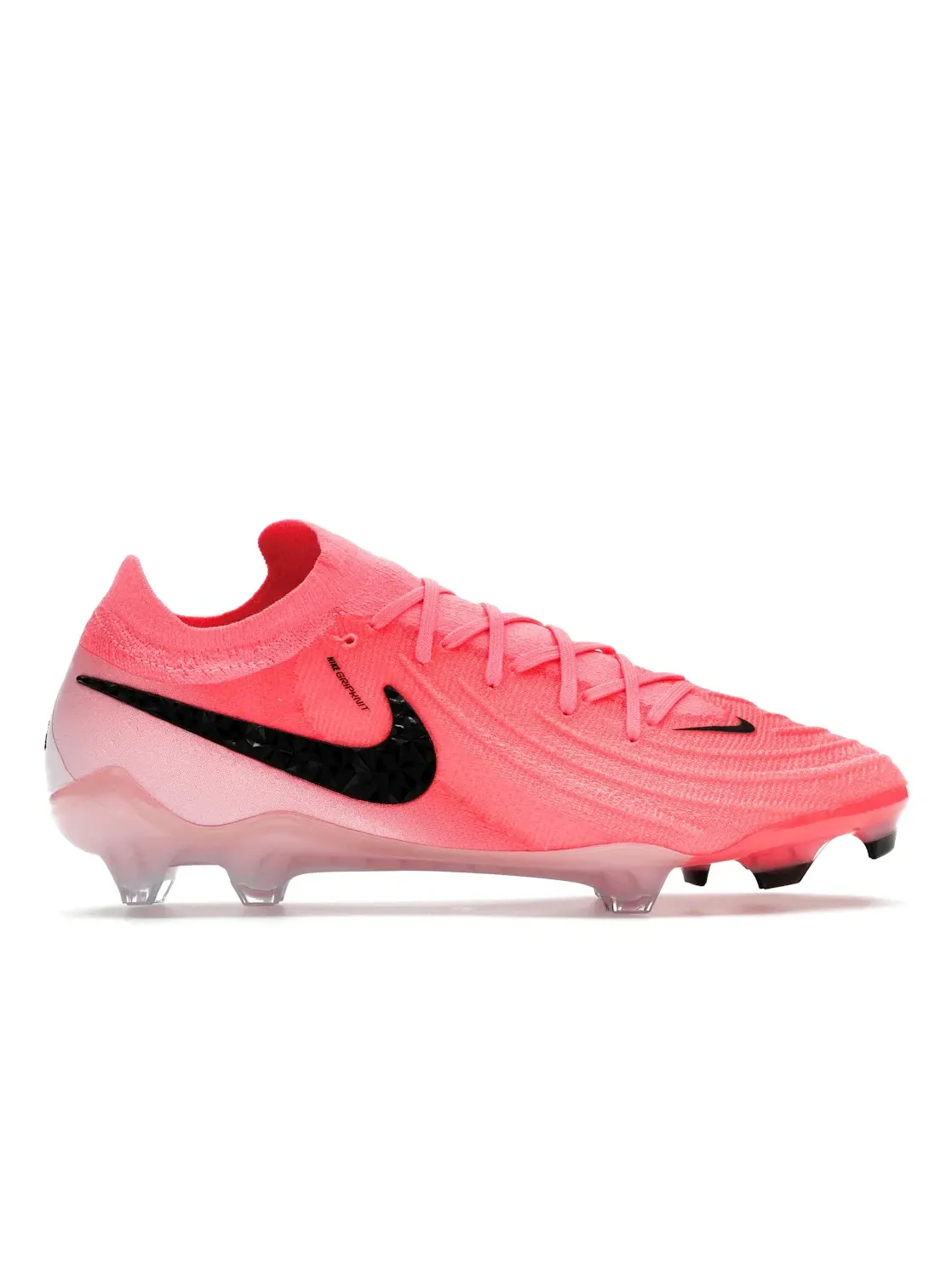 Мужские бутсы с верхом Gripknit+ Phantom GX 2 Elite FG Nike — изображение 1 из 4, розовый/черный