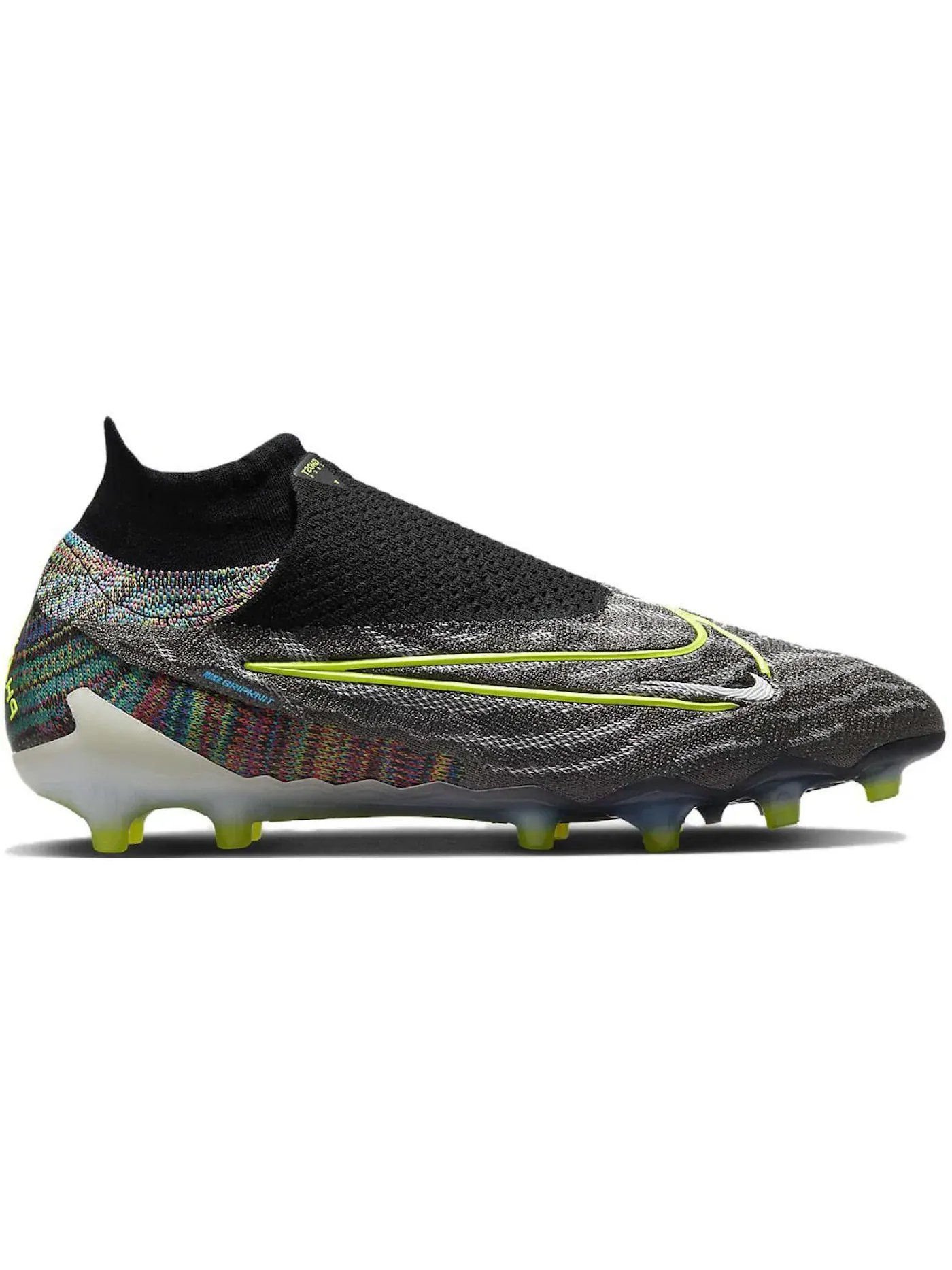 Мужские бутсы Nike Phantom GX Elite DF Fusion AG Pro — изображение 1 из 1, черный/белый/синий